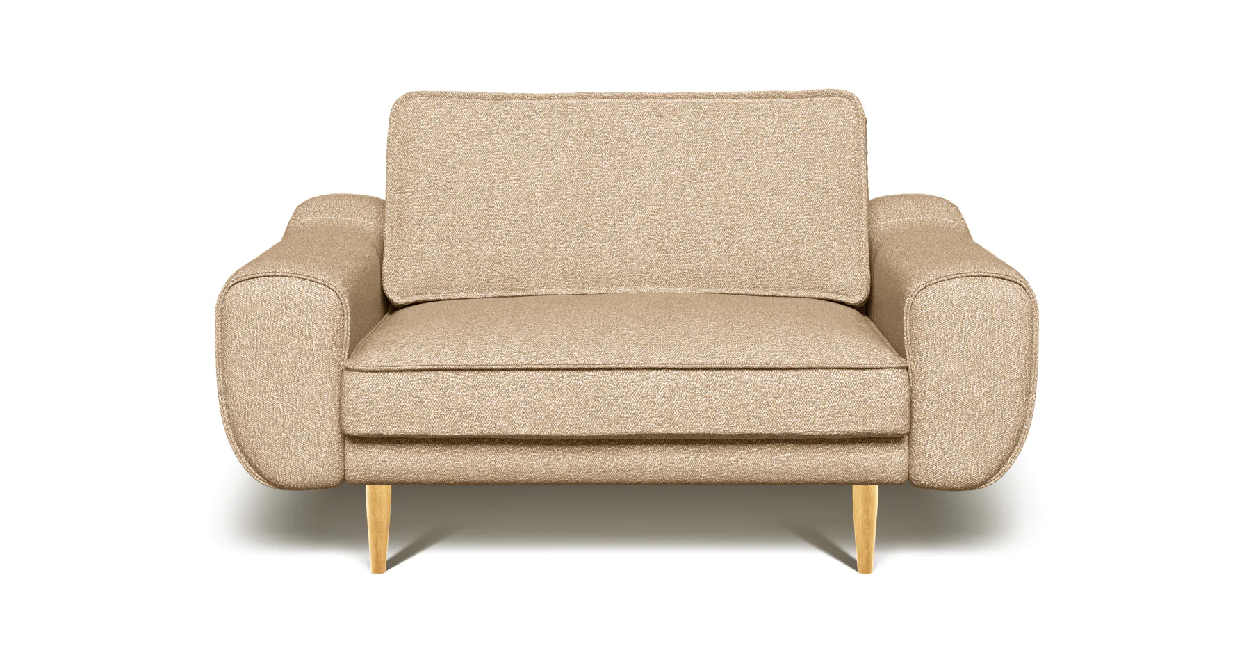 Klem Loveseat Ahşap Ayak - Bukle - Image 19