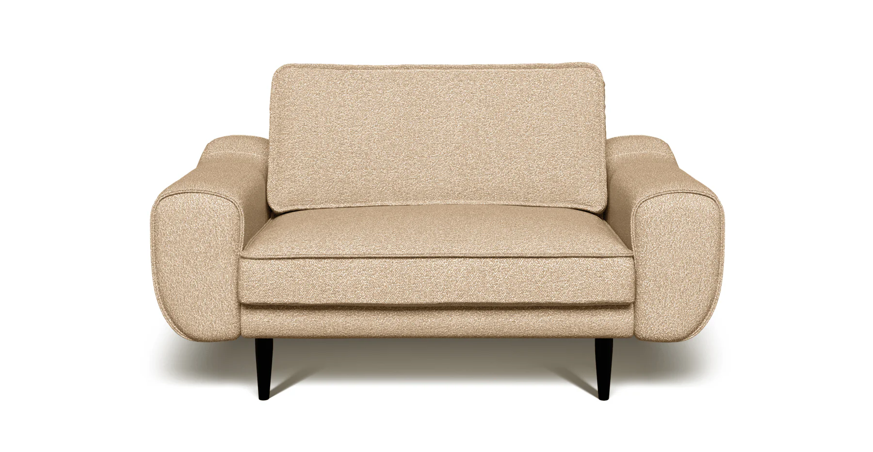 Klem Loveseat Ahşap Ayak - Bukle - Image 20