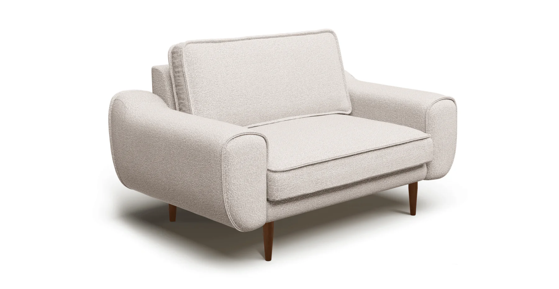 Klem Loveseat Ahşap Ayak - Bukle - Image 39