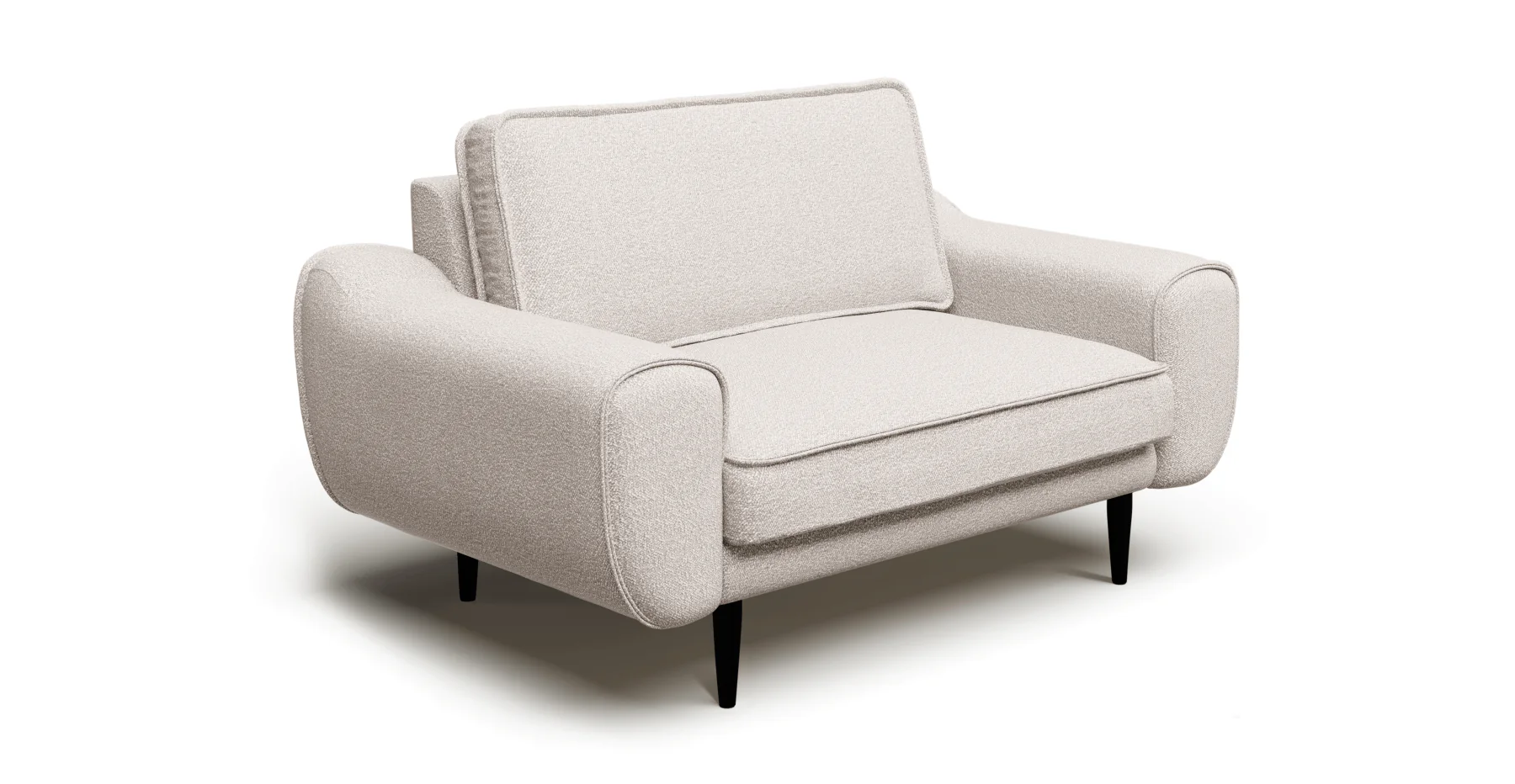 Klem Loveseat Ahşap Ayak - Bukle - Image 41