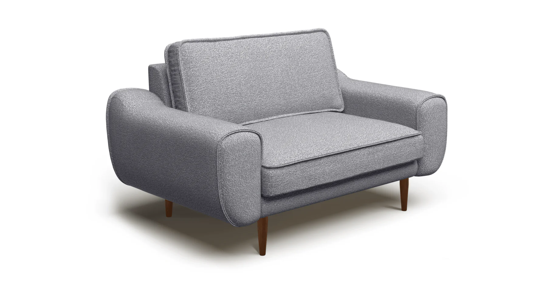Klem Loveseat Ahşap Ayak - Bukle - Image 42