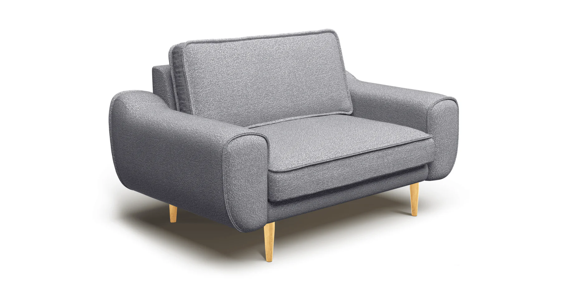 Klem Loveseat Ahşap Ayak - Bukle - Image 43