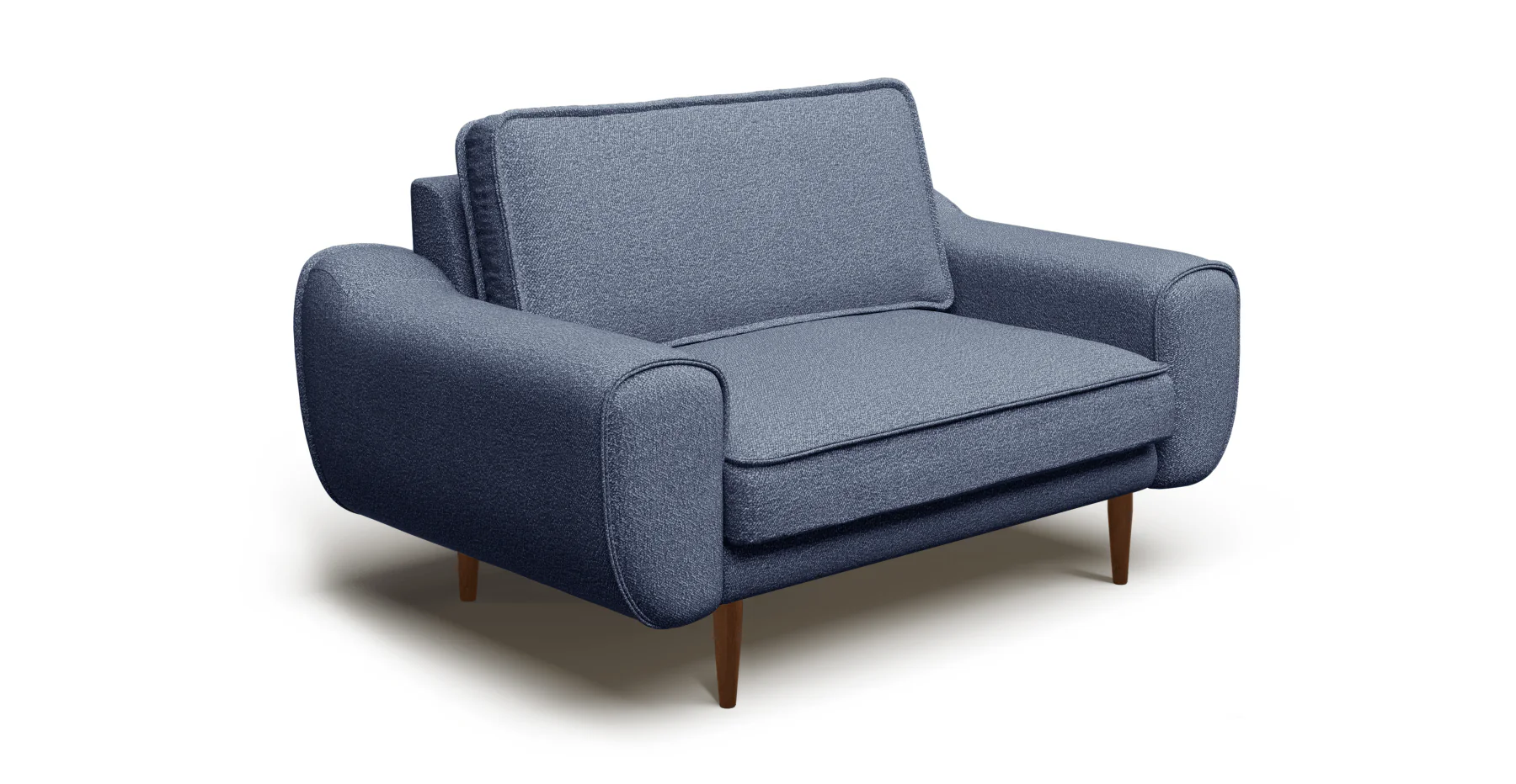 Klem Loveseat Ahşap Ayak - Bukle - Image 45