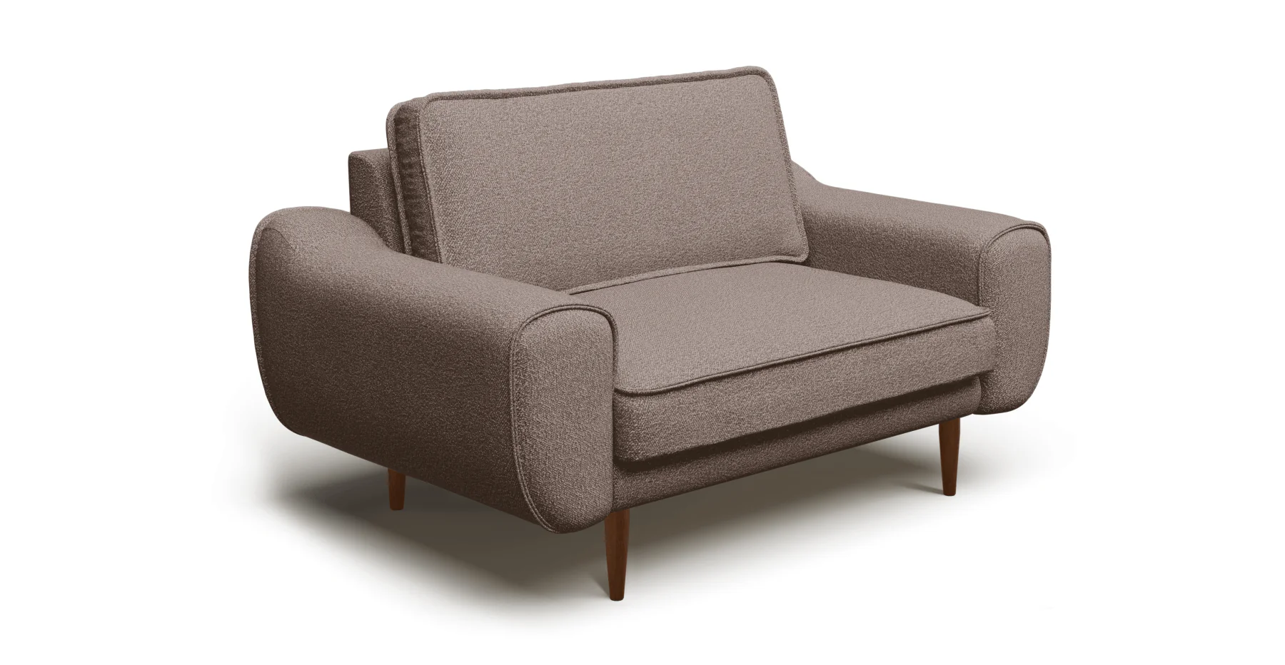 Klem Loveseat Ahşap Ayak - Bukle - Image 48
