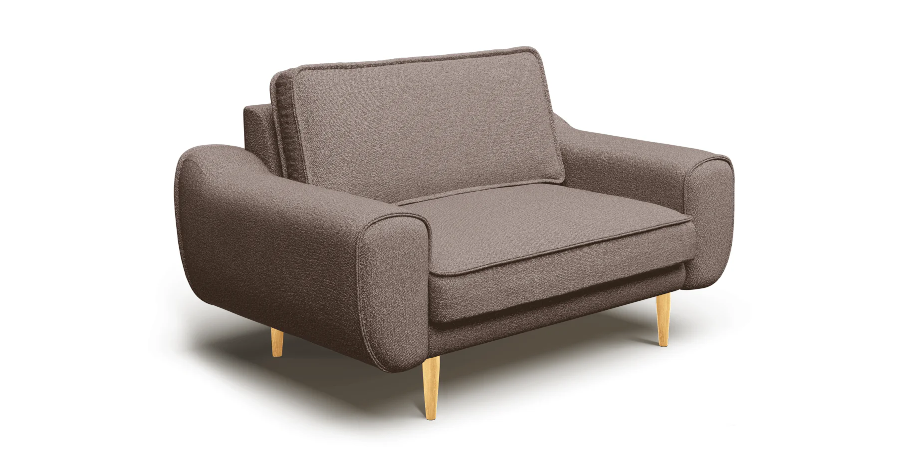 Klem Loveseat Ahşap Ayak - Bukle - Image 49