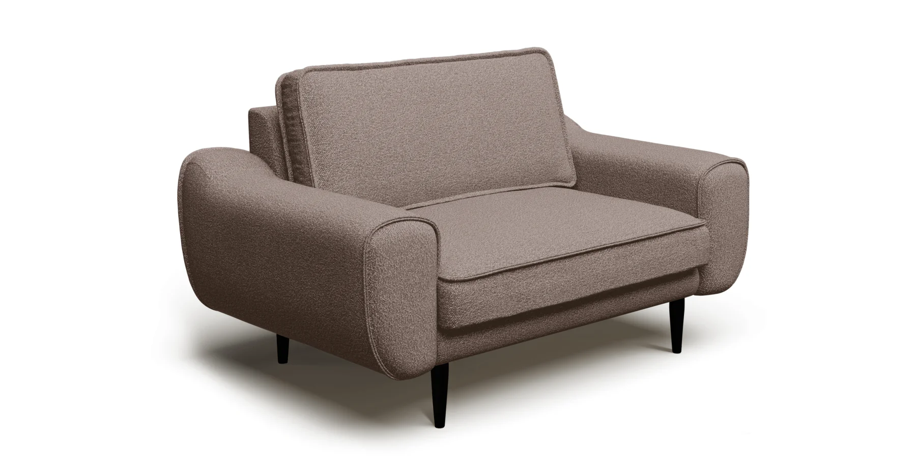 Klem Loveseat Ahşap Ayak - Bukle - Image 50