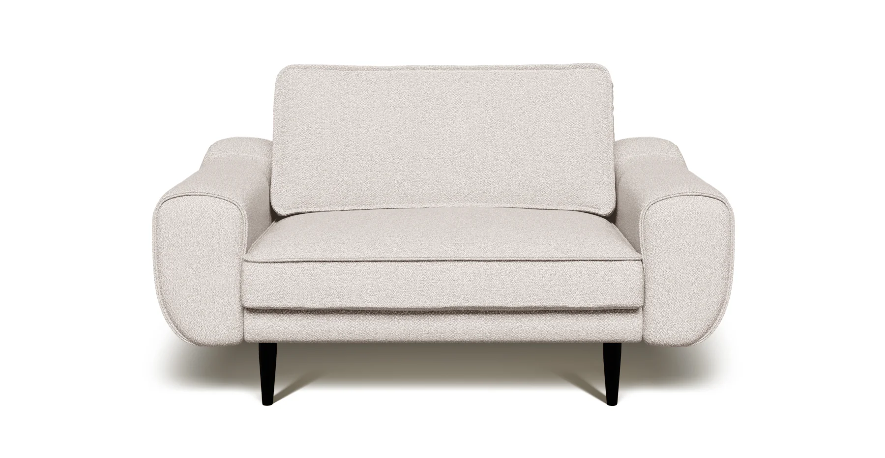 Klem Loveseat Ahşap Ayak - Bukle - Image 6