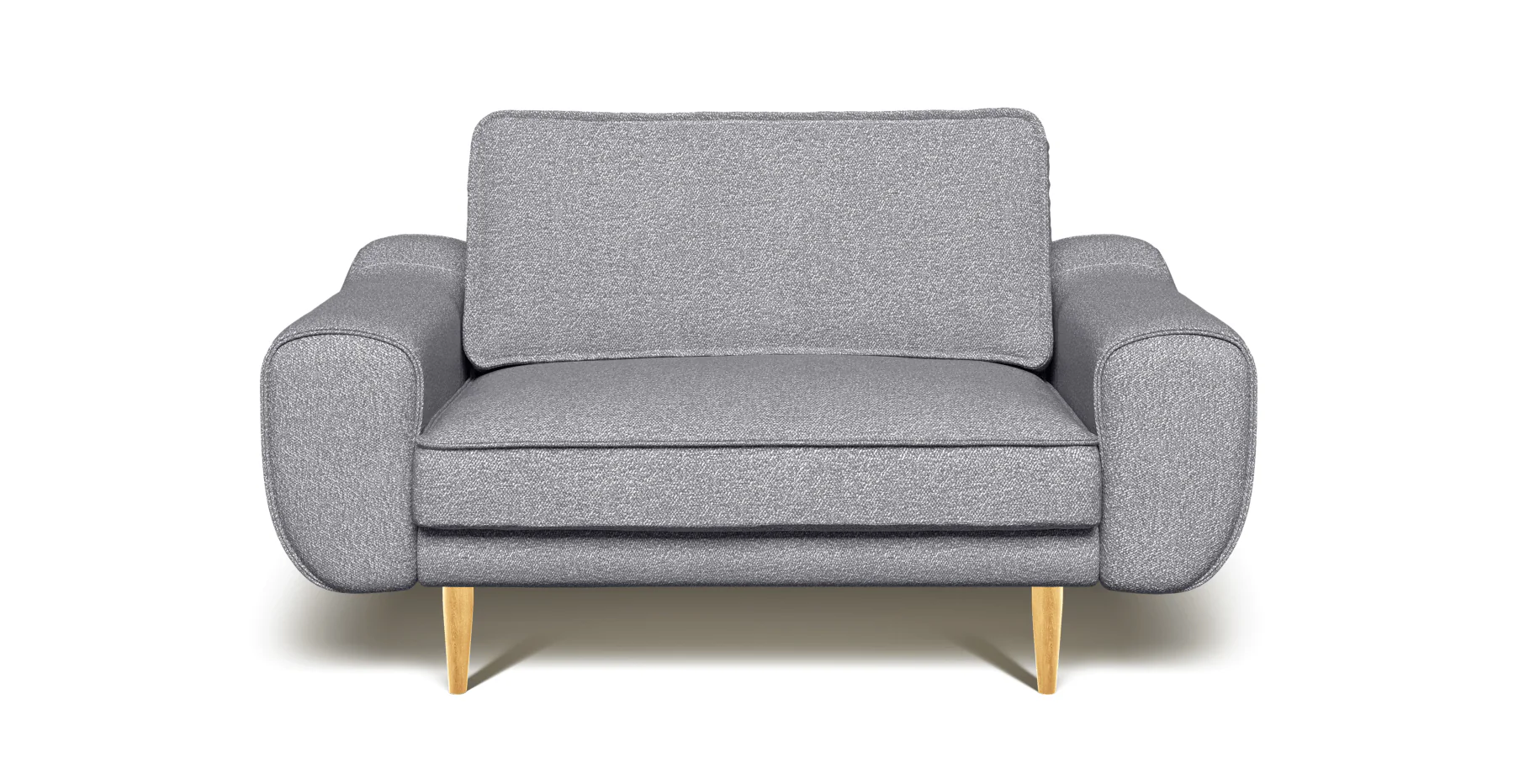 Klem Loveseat Ahşap Ayak - Bukle - Image 8