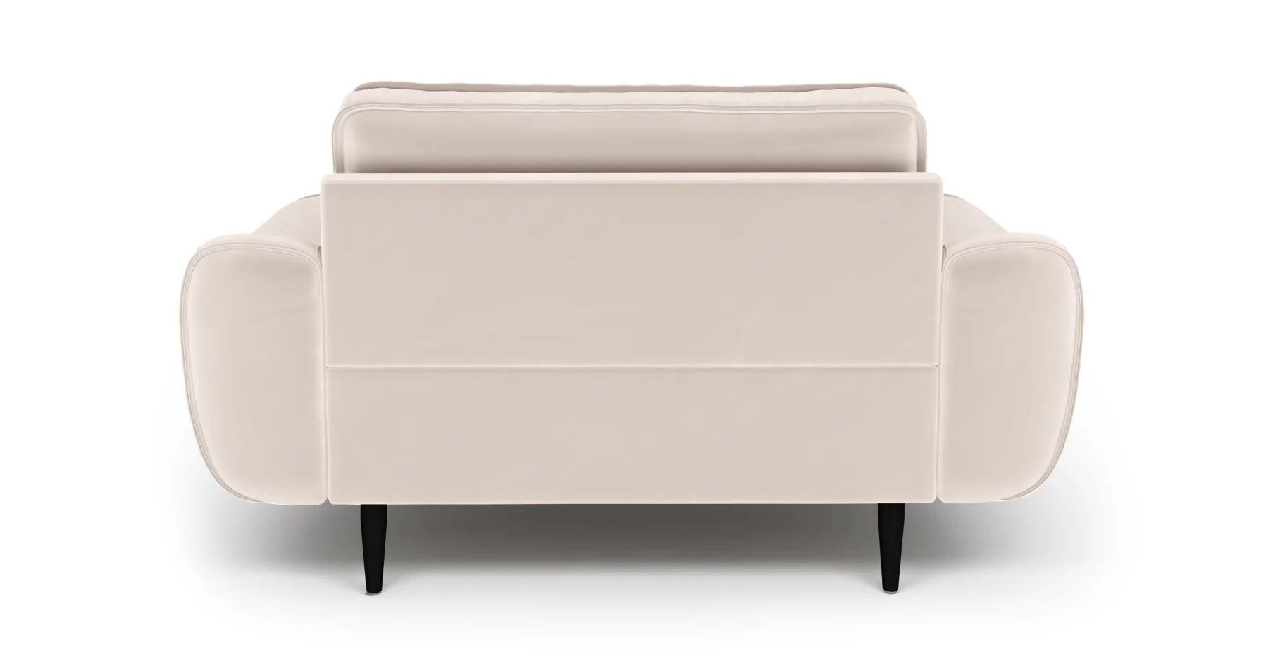 Klem Loveseat Ahşap Ayak - Kadife - Image 109