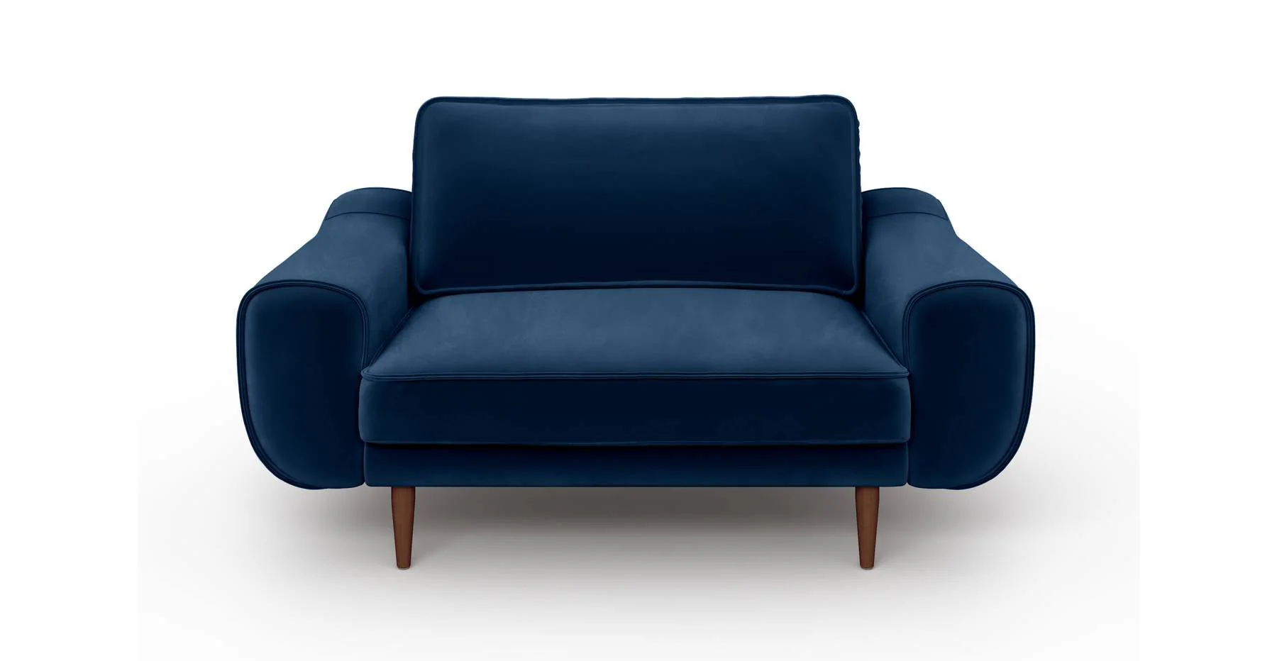 Klem Loveseat Ahşap Ayak - Kadife - Image 11