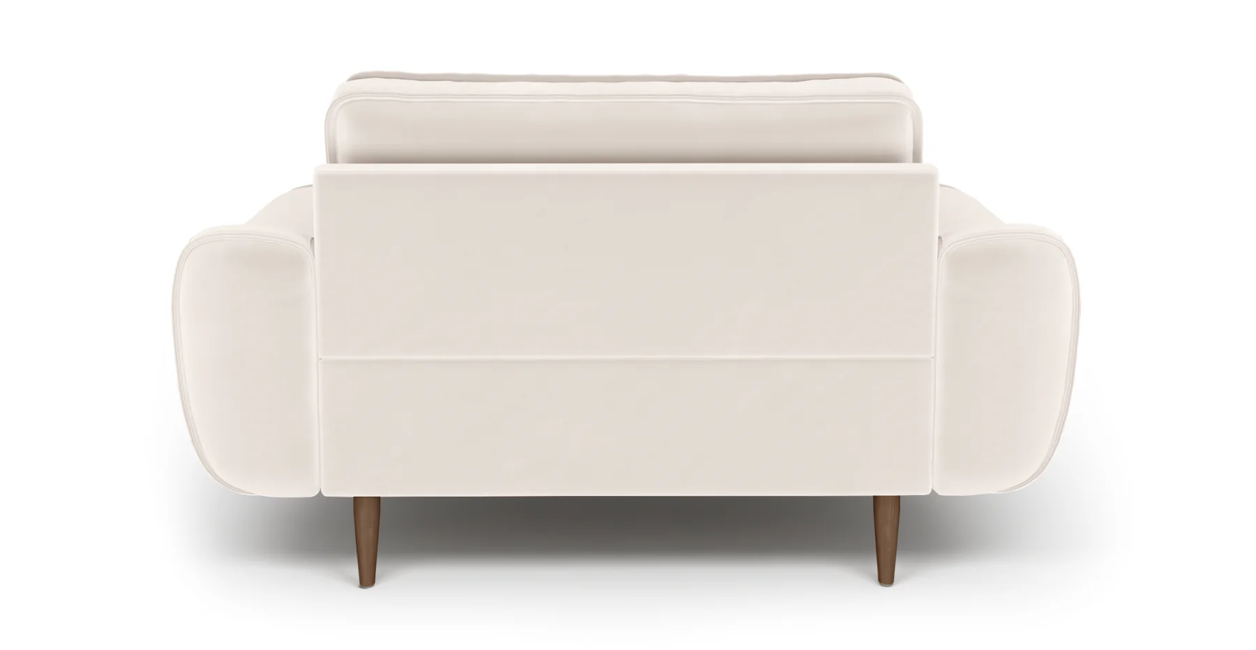 Klem Loveseat Ahşap Ayak - Kadife - Image 119