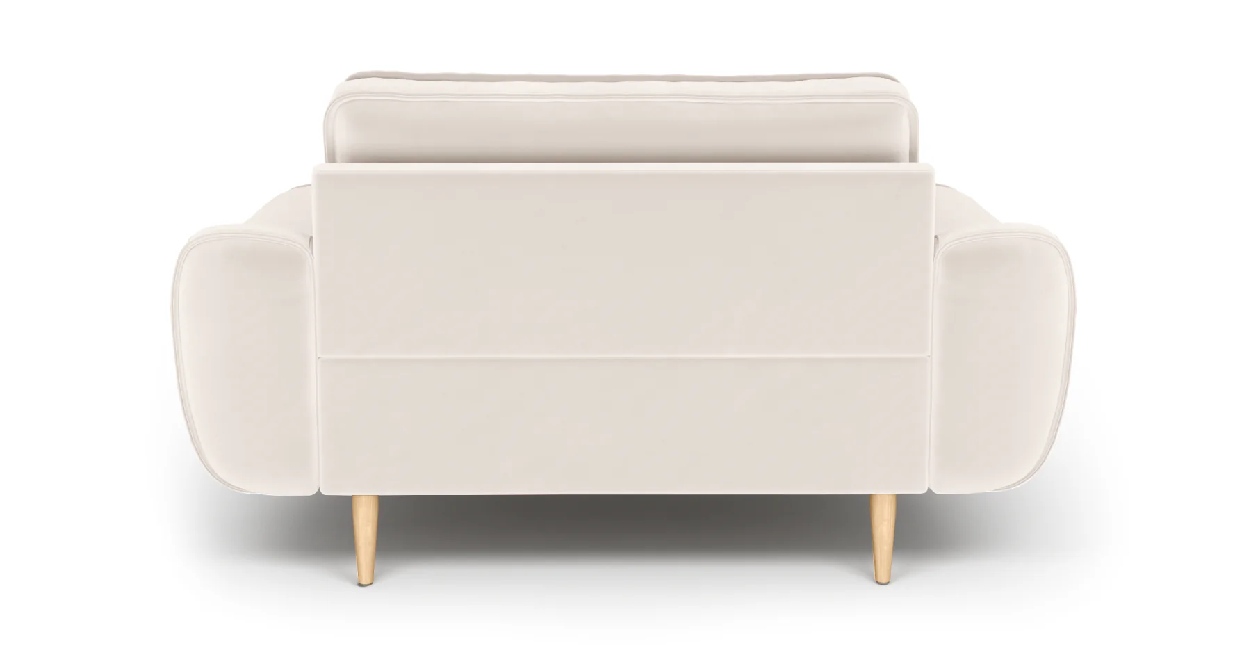 Klem Loveseat Ahşap Ayak - Kadife - Image 120