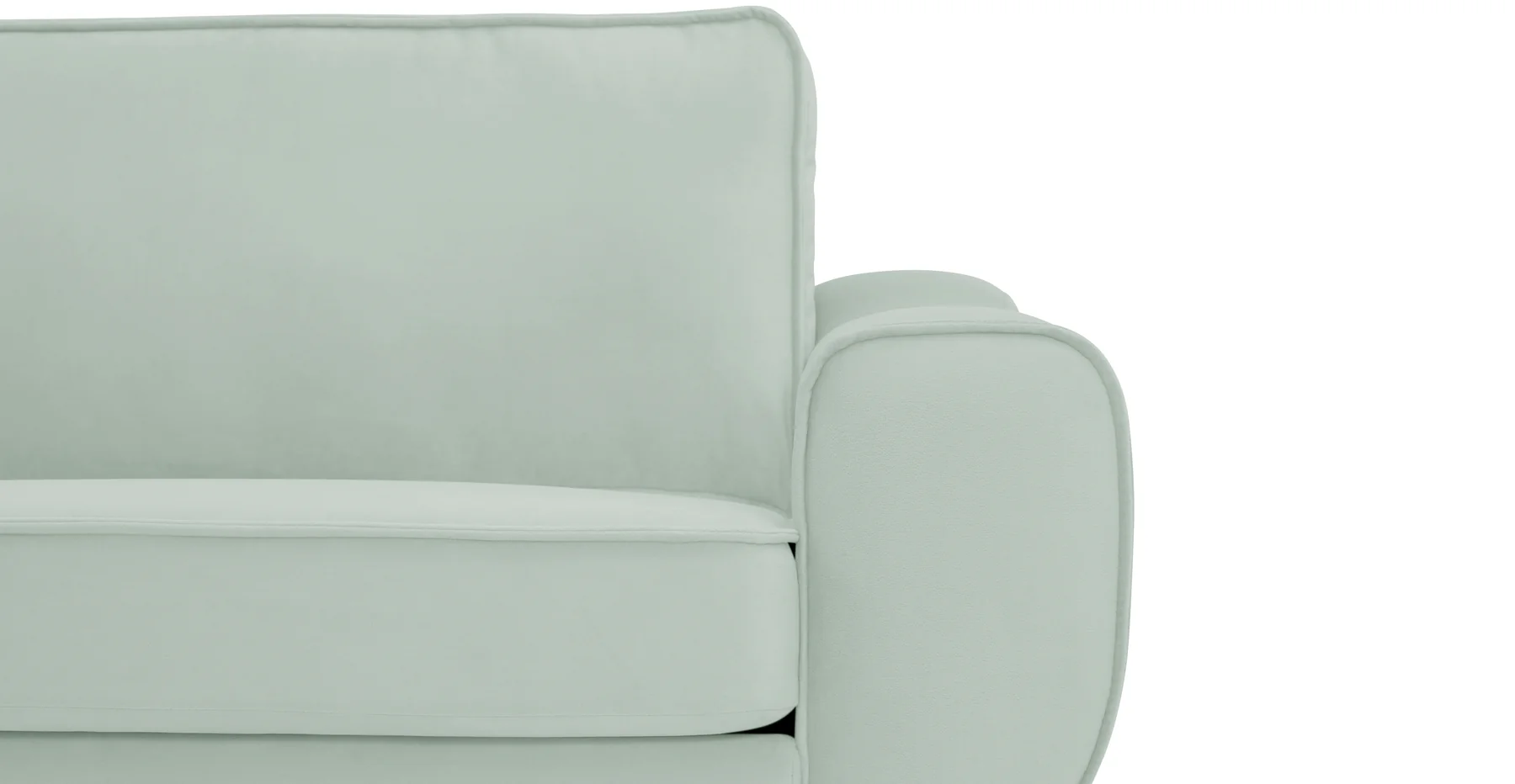 Klem Loveseat Ahşap Ayak - Kadife - Image 149