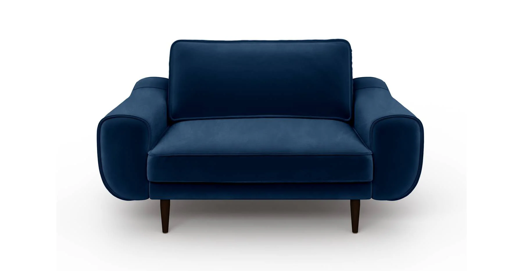 Klem Loveseat Ahşap Ayak - Kadife - Image 15