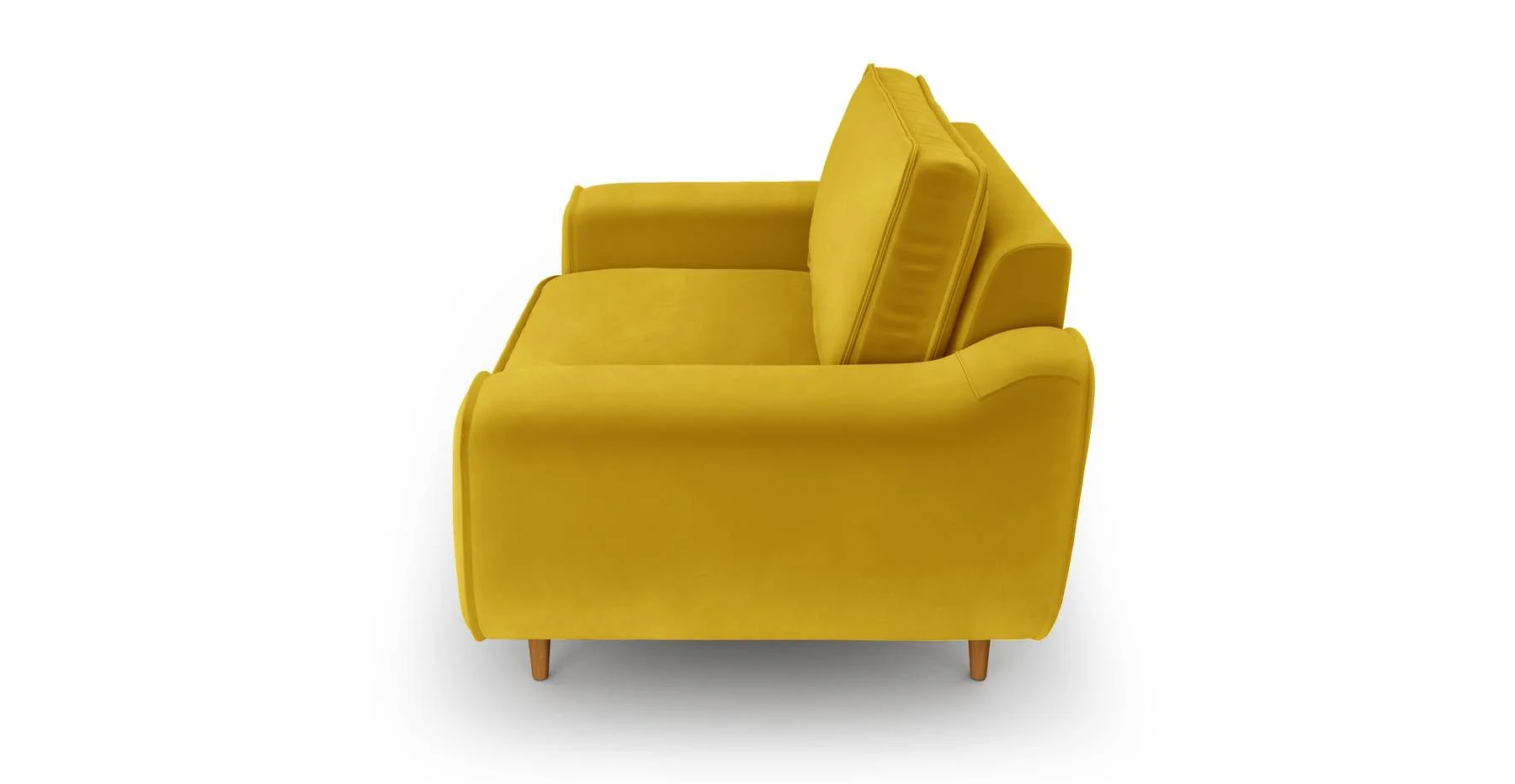 Klem Loveseat Ahşap Ayak - Kadife - Image 36