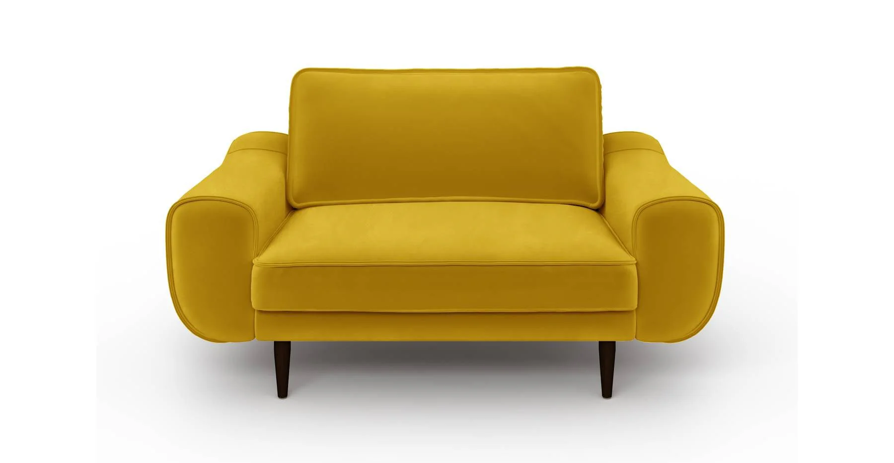 Klem Loveseat Ahşap Ayak - Kadife - Image 39