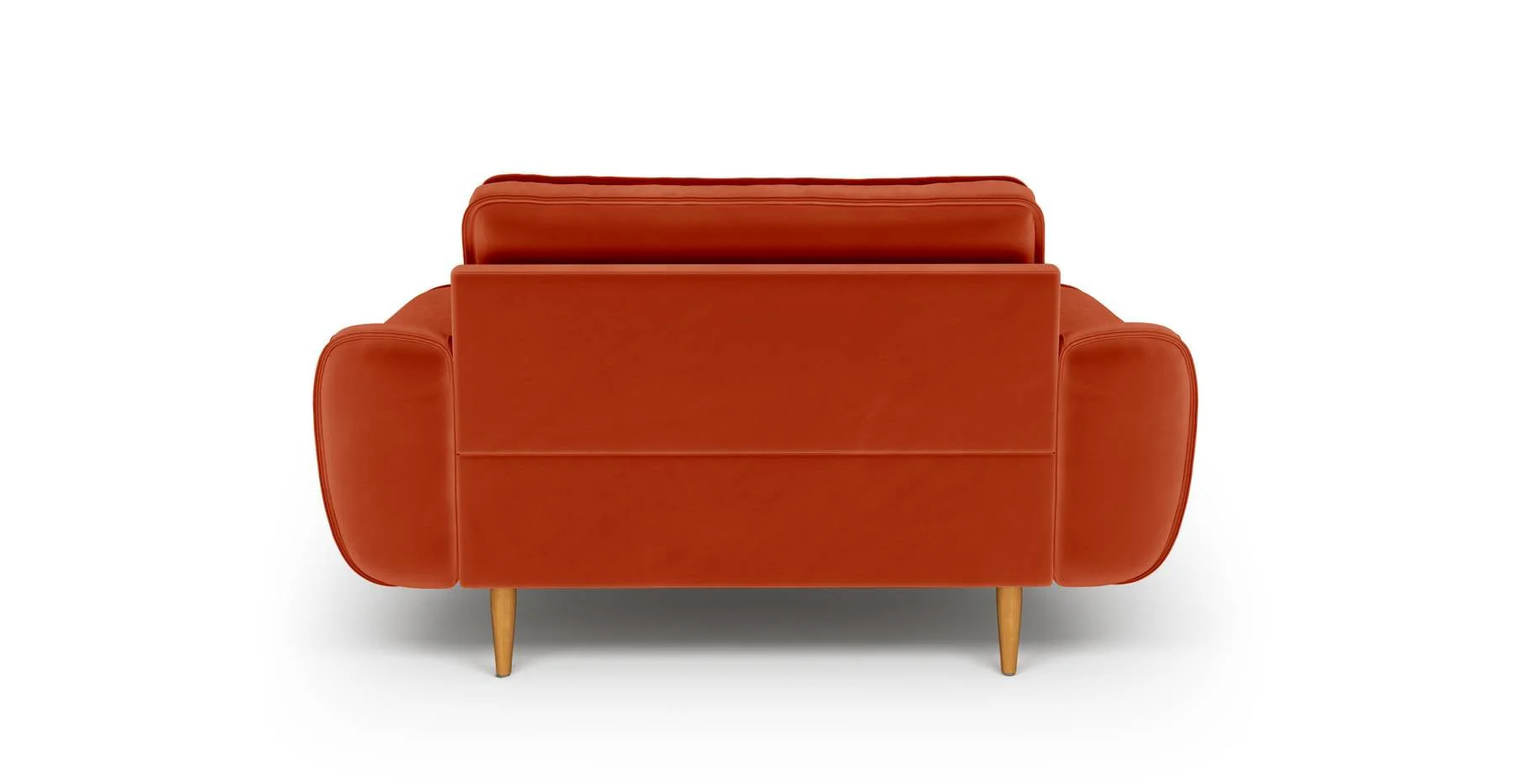 Klem Loveseat Ahşap Ayak - Kadife - Image 48