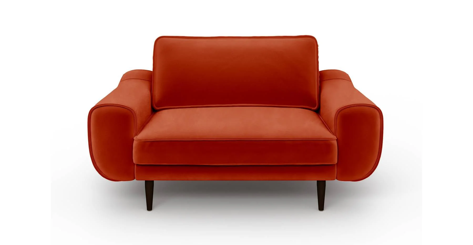Klem Loveseat Ahşap Ayak - Kadife - Image 50