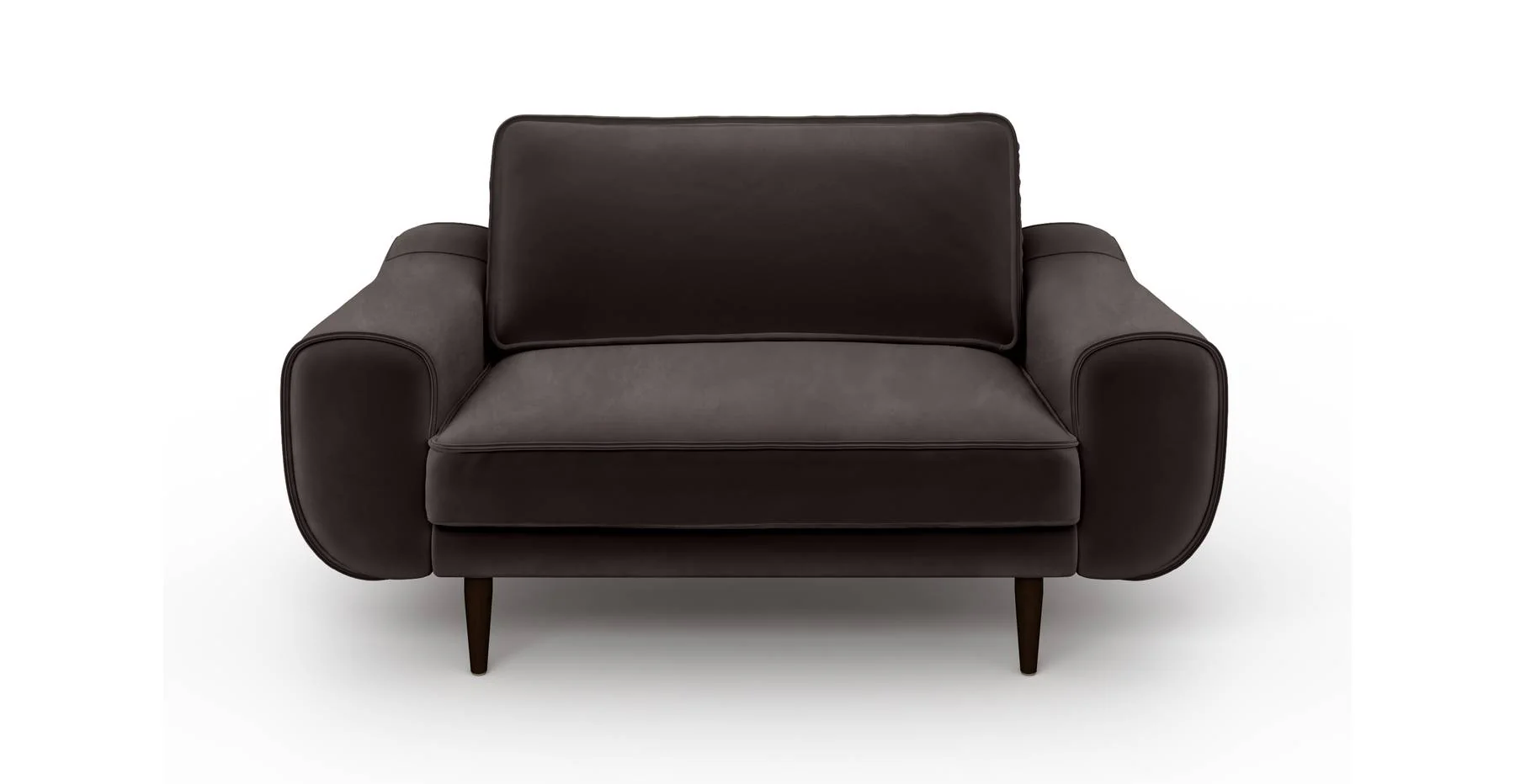 Klem Loveseat Ahşap Ayak - Kadife - Image 62