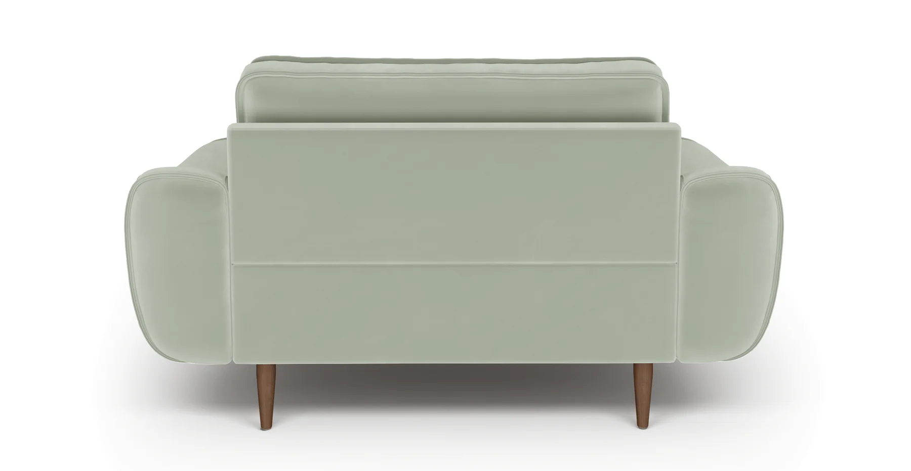 Klem Loveseat Ahşap Ayak - Kadife - Image 68