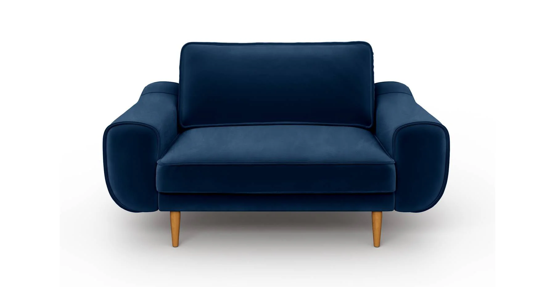 Klem Loveseat Ahşap Ayak - Kadife - Image 7