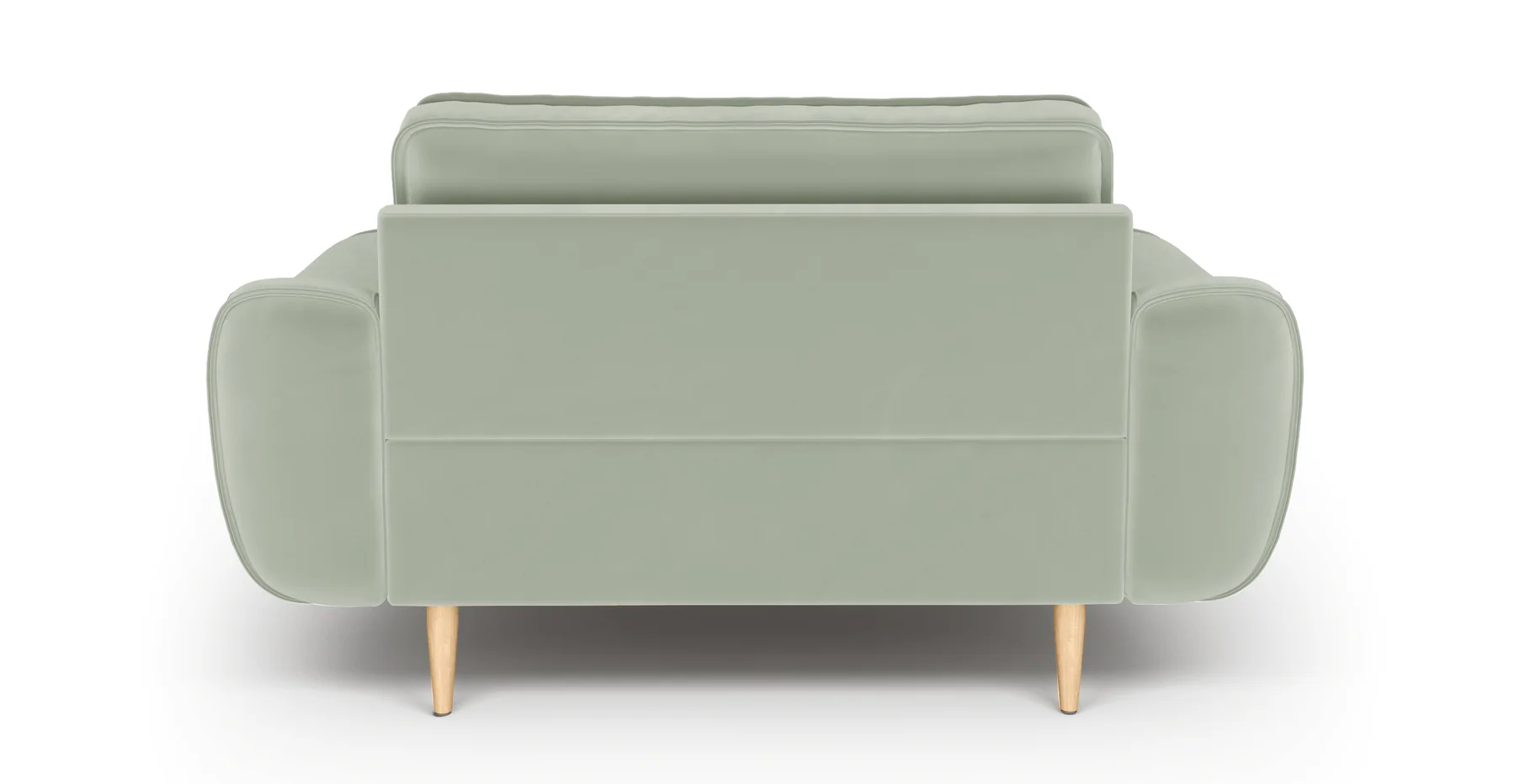 Klem Loveseat Ahşap Ayak - Kadife - Image 72