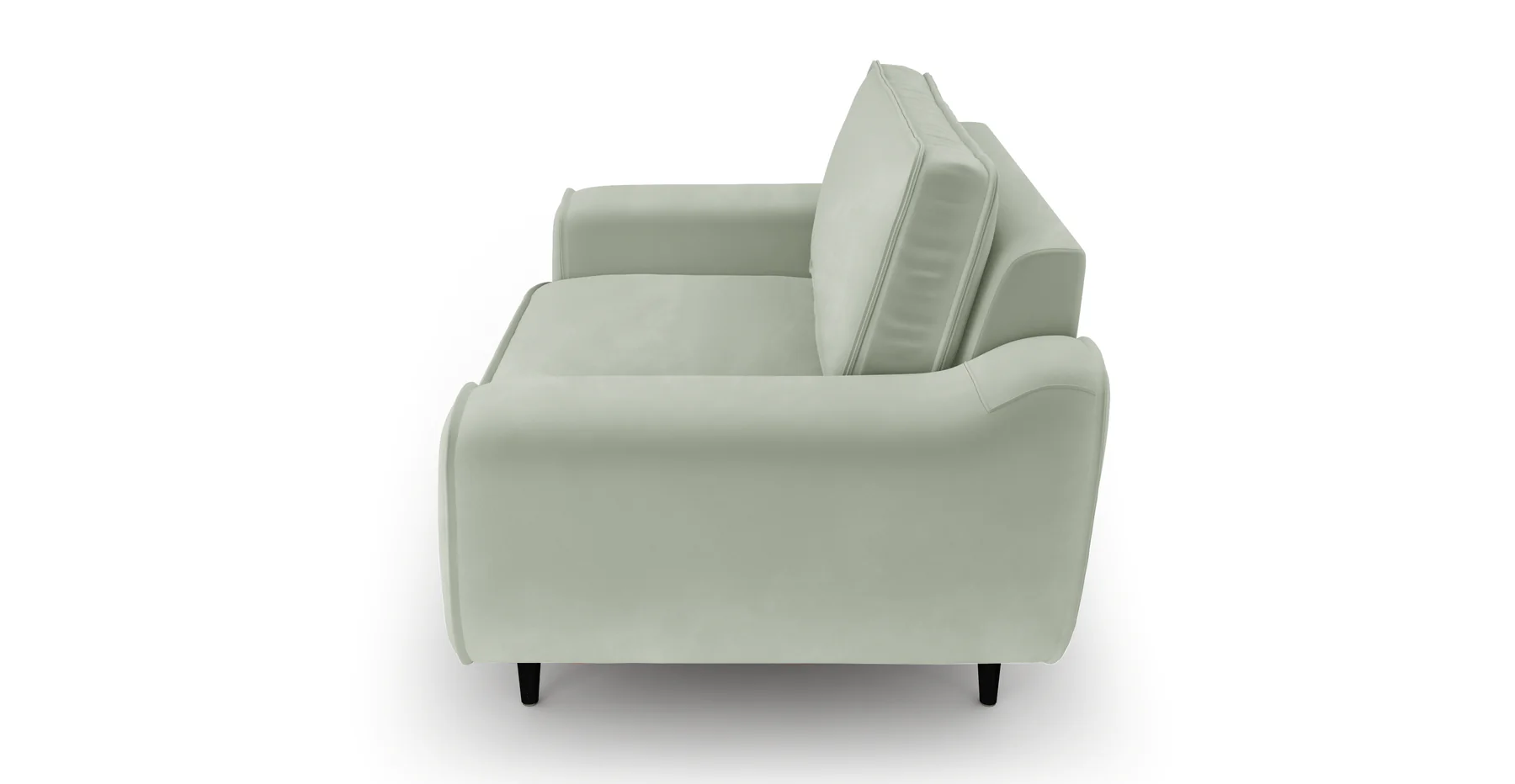 Klem Loveseat Ahşap Ayak - Kadife - Image 75