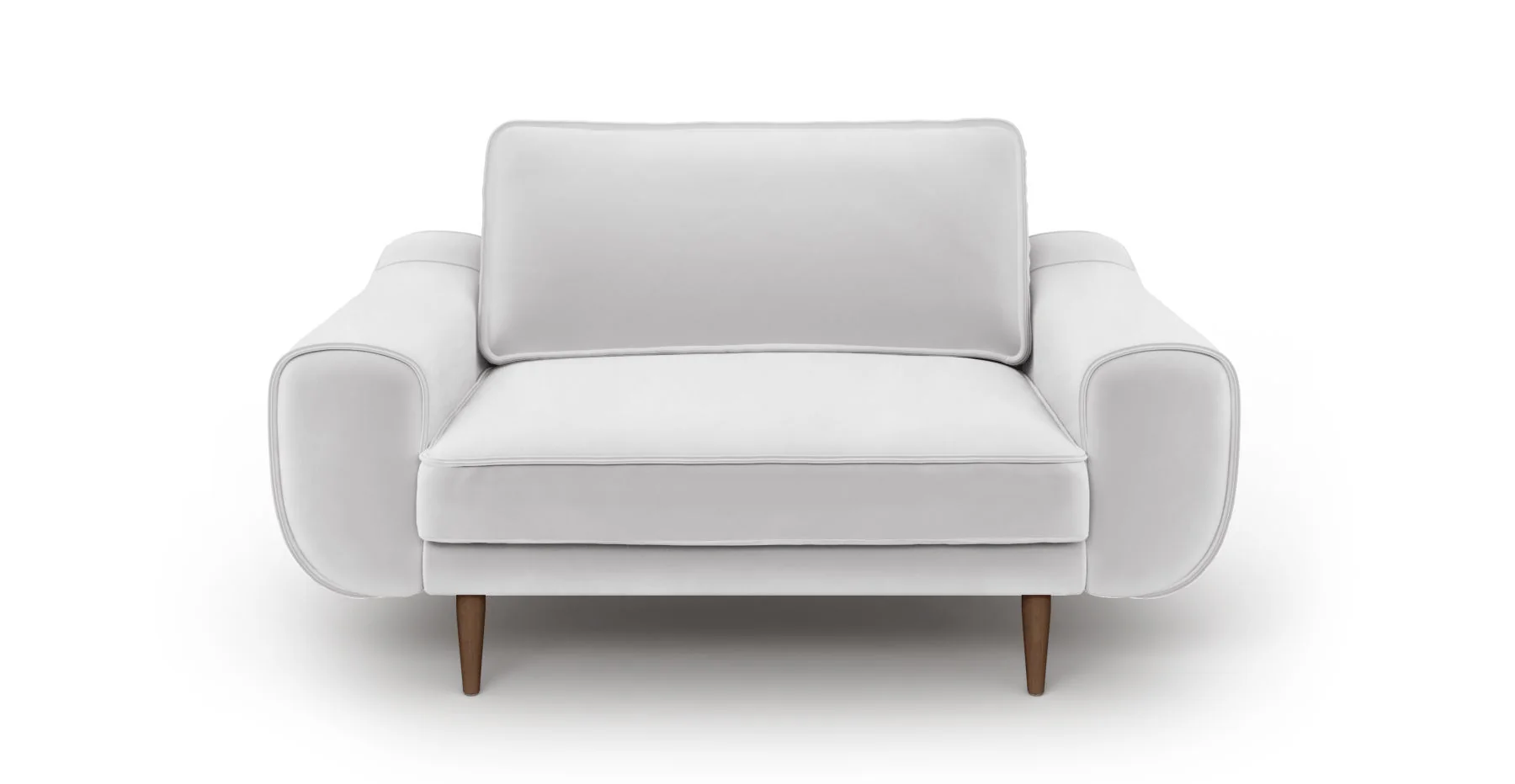 Klem Loveseat Ahşap Ayak - Kadife - Image 80