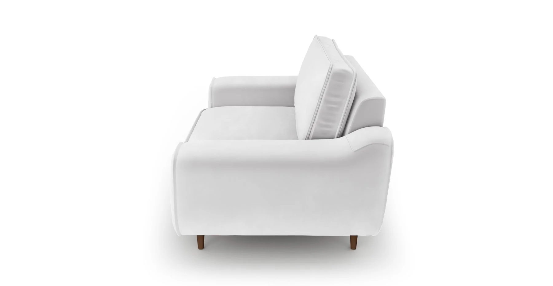 Klem Loveseat Ahşap Ayak - Kadife - Image 83