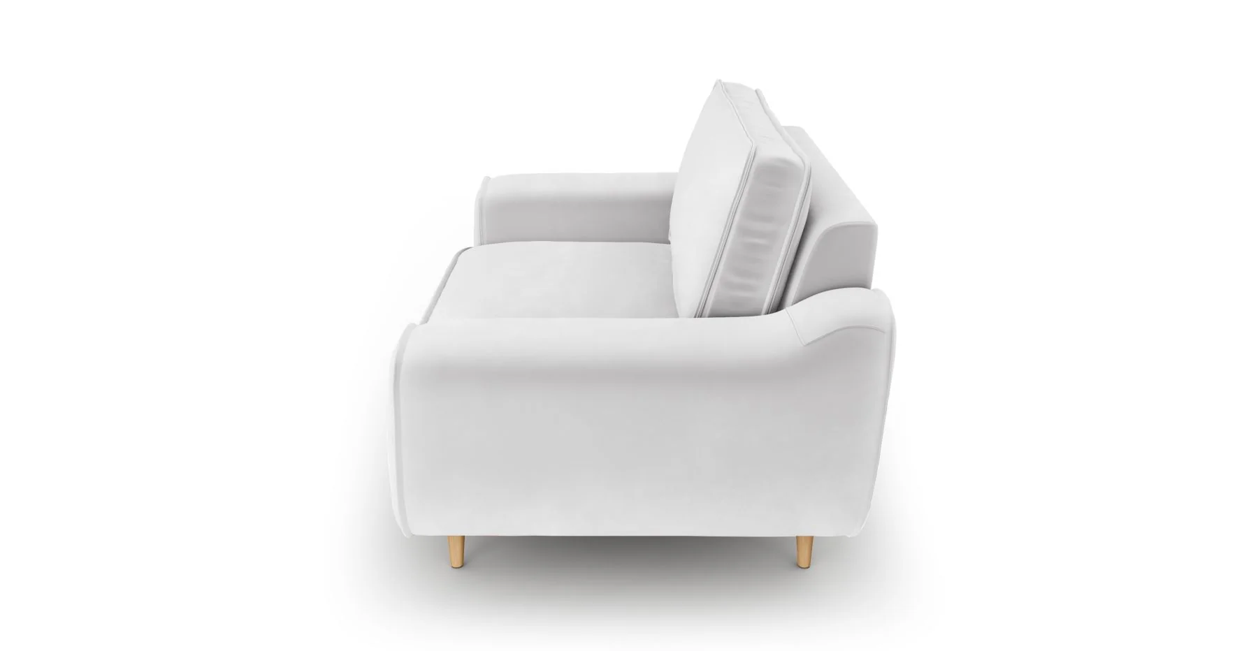 Klem Loveseat Ahşap Ayak - Kadife - Image 84
