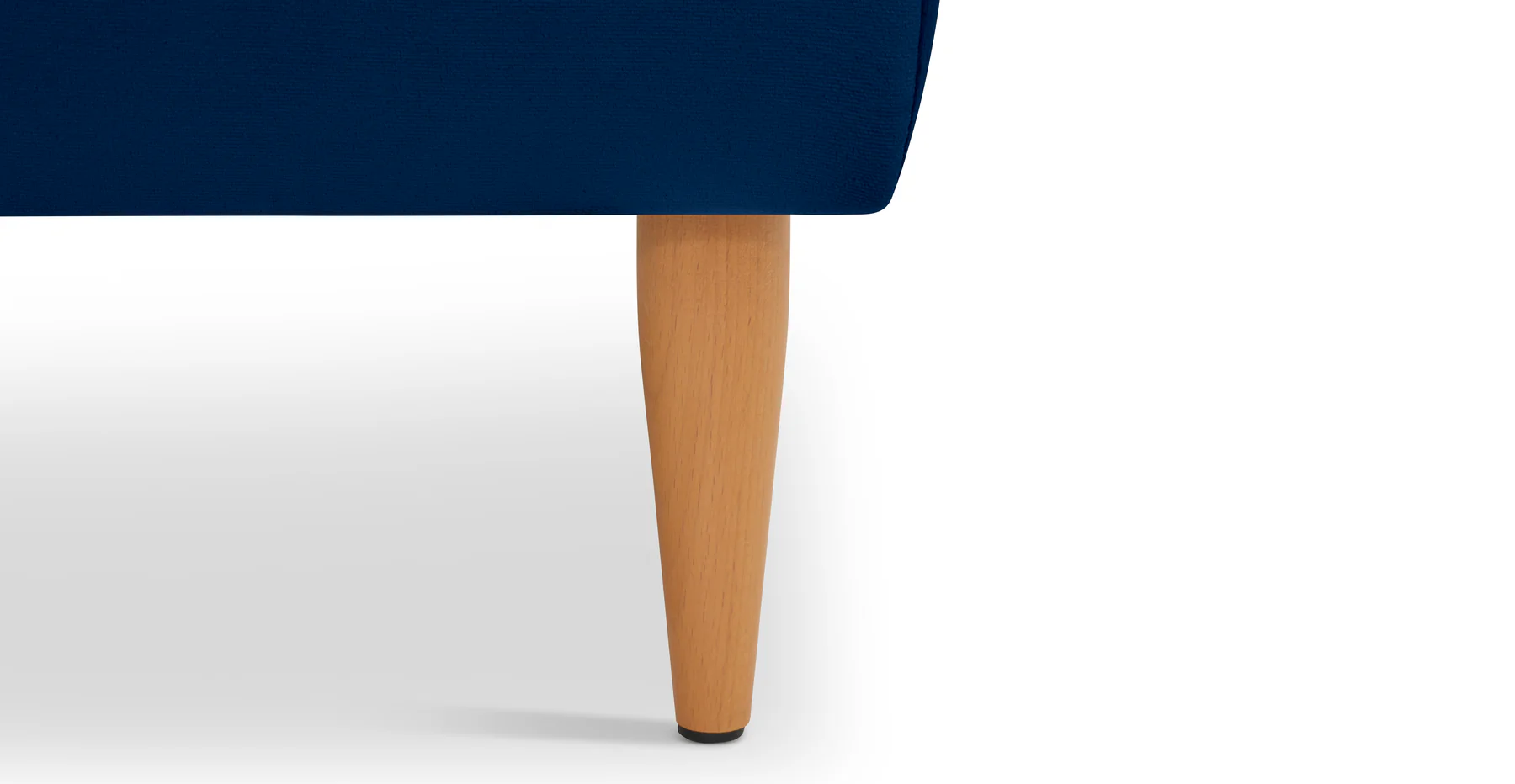 Klem Puf Ahşap Ayak - Kadife - Image 81