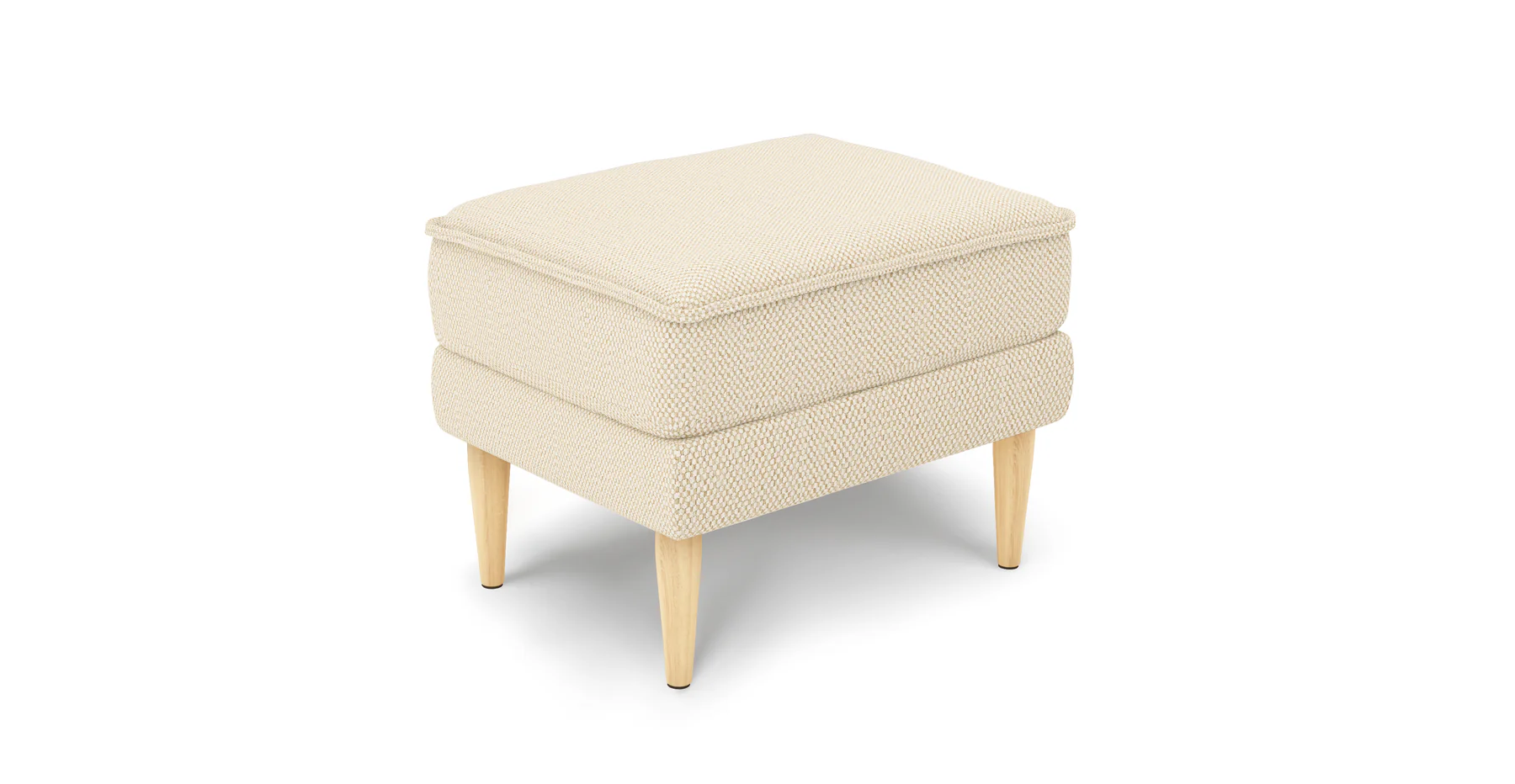 Klem Puf Small Ahşap Ayak - Doğal Doku - Image 19