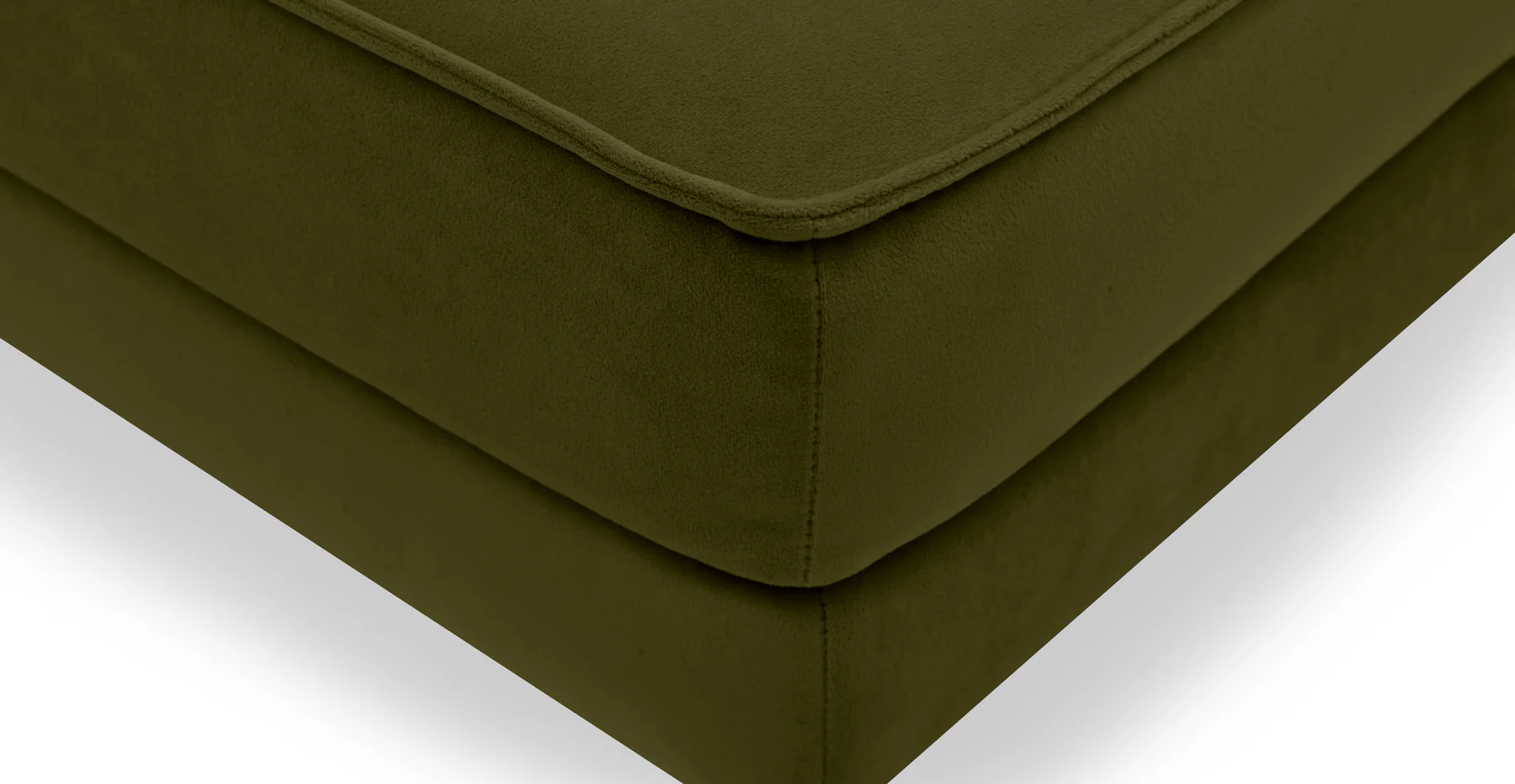 Klem Puf Small Ahşap Ayak - Kadife - Image 135