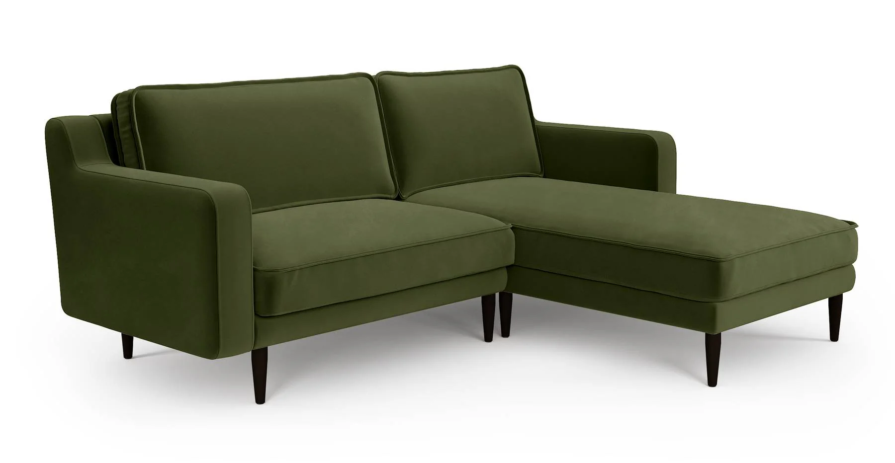 Klem Slim 212 x 171 Köşe Ahşap Ayak - Kadife - Image 11
