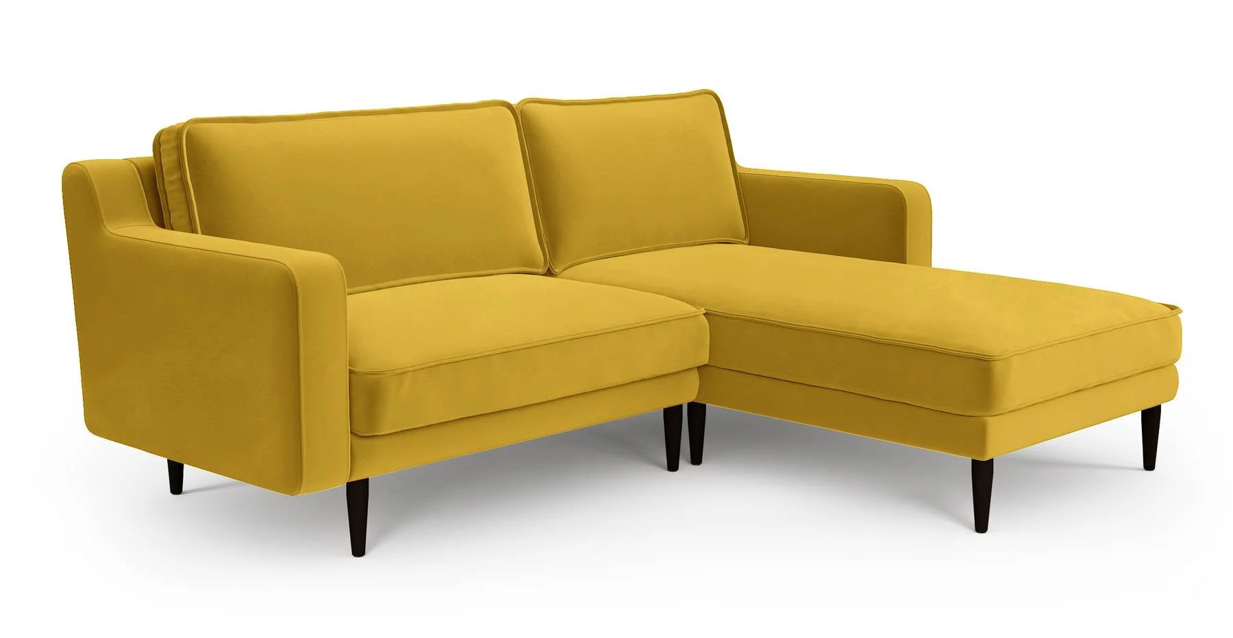 Klem Slim 212 x 171 Köşe Ahşap Ayak - Kadife - Image 14