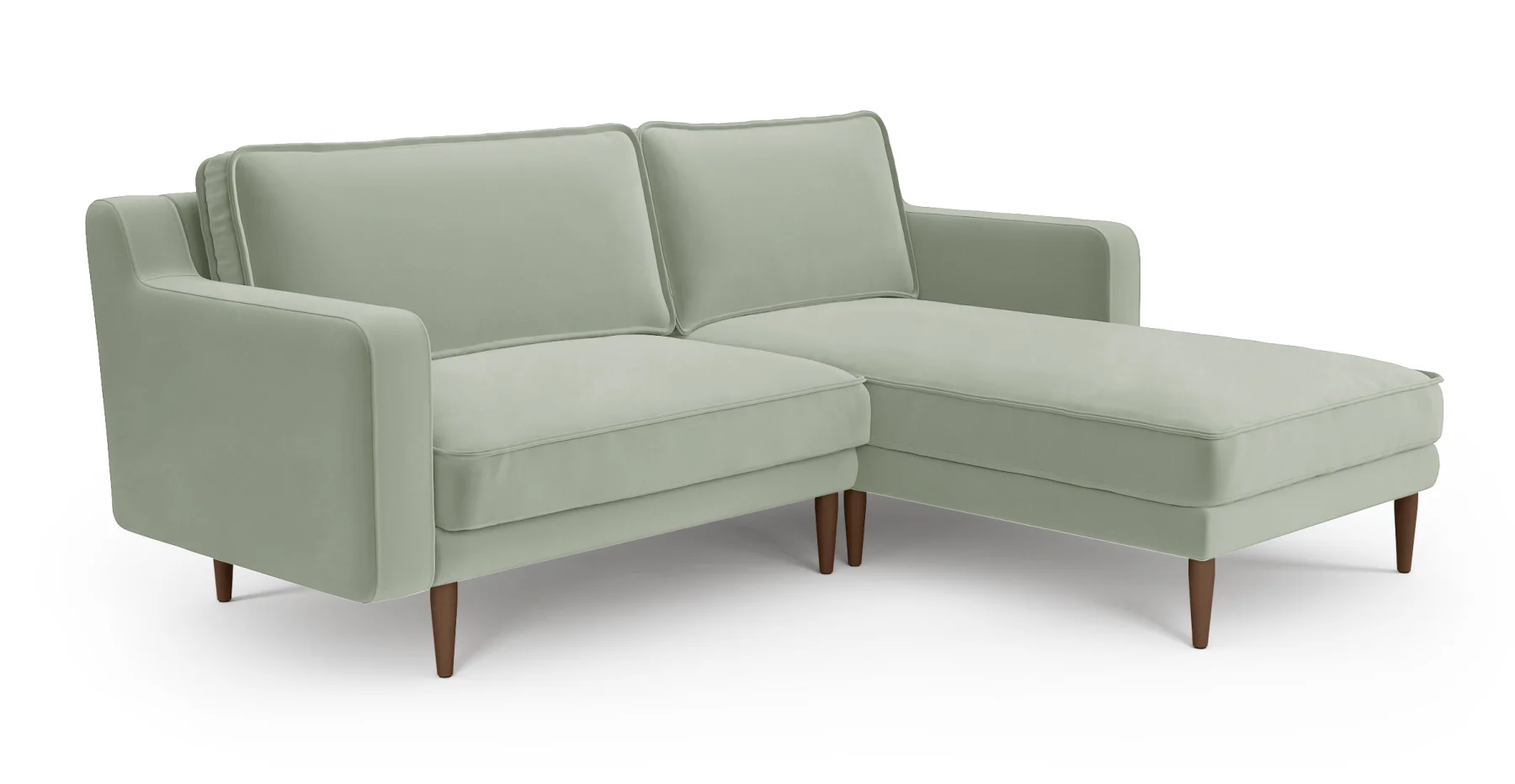 Klem Slim 212 x 171 Köşe Ahşap Ayak - Kadife - Image 17