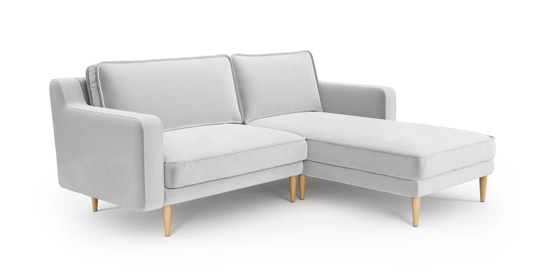 Klem Slim 212 x 171 Köşe Ahşap Ayak - Kadife - Image 21