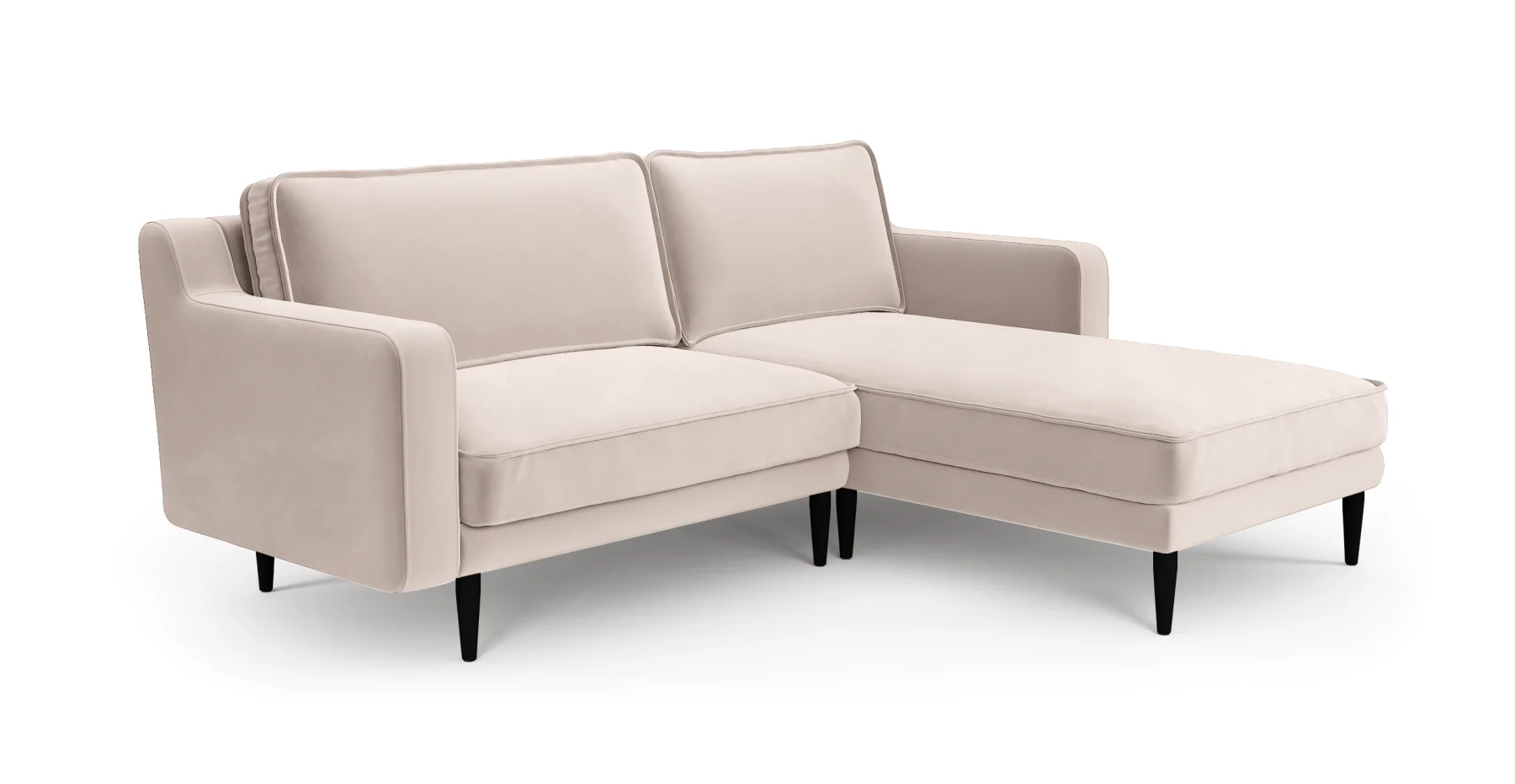 Klem Slim 212 x 171 Köşe Ahşap Ayak - Kadife - Image 32