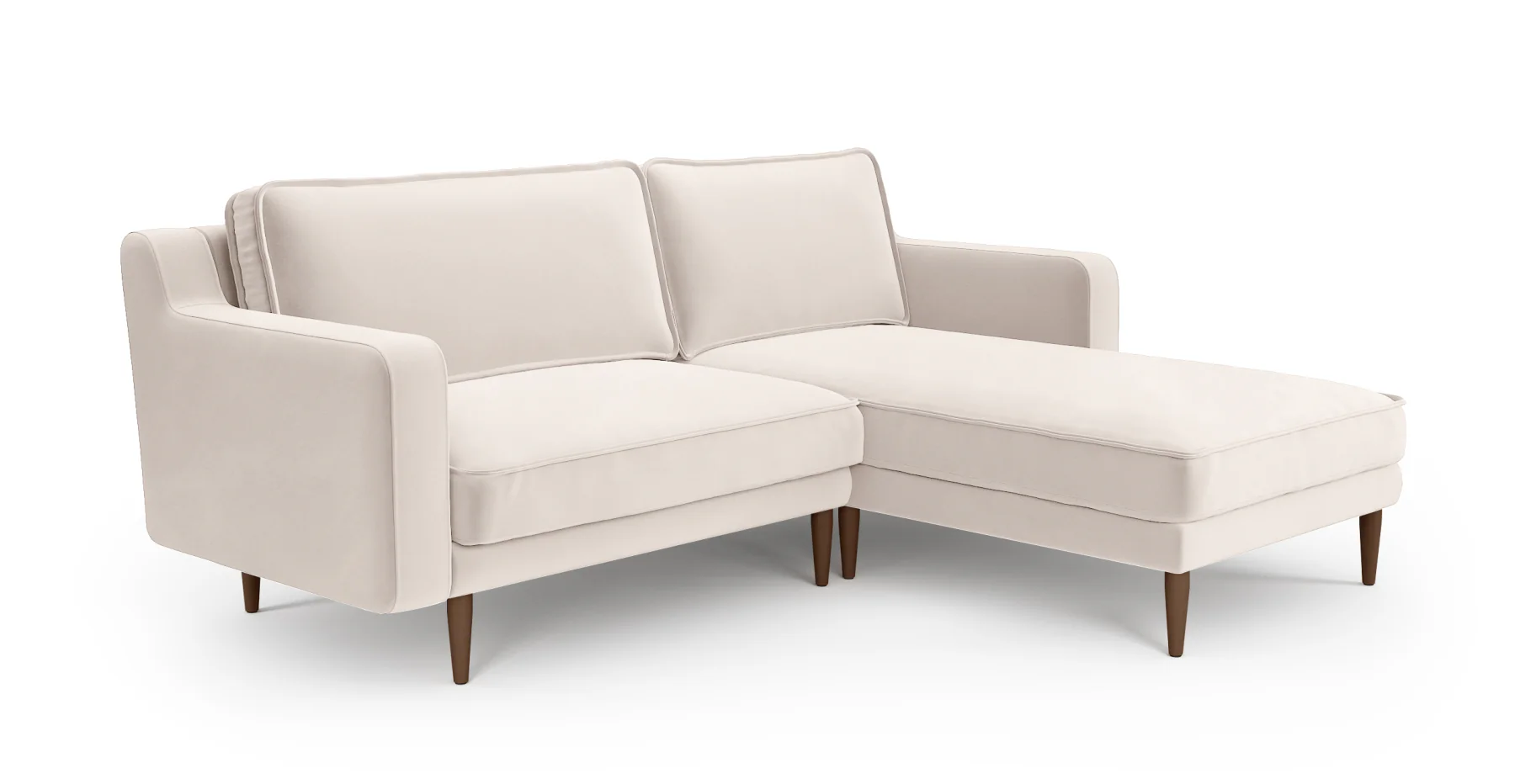 Klem Slim 212 x 171 Köşe Ahşap Ayak - Kadife - Image 33