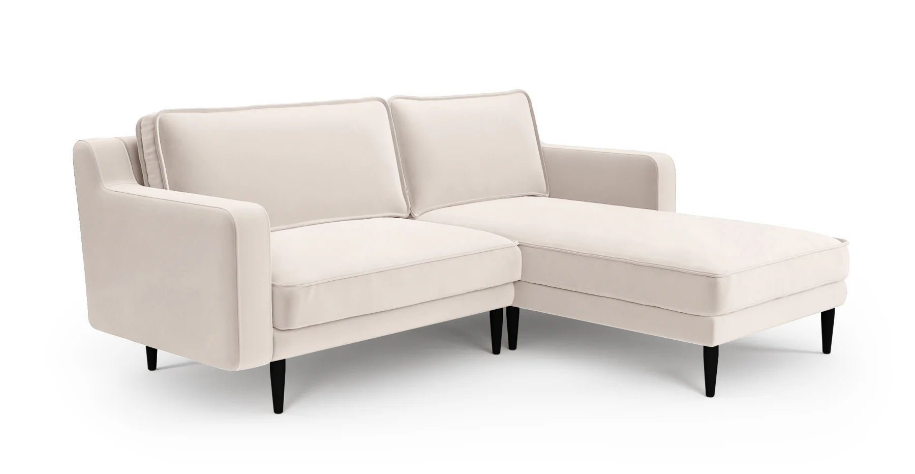 Klem Slim 212 x 171 Köşe Ahşap Ayak - Kadife - Image 36
