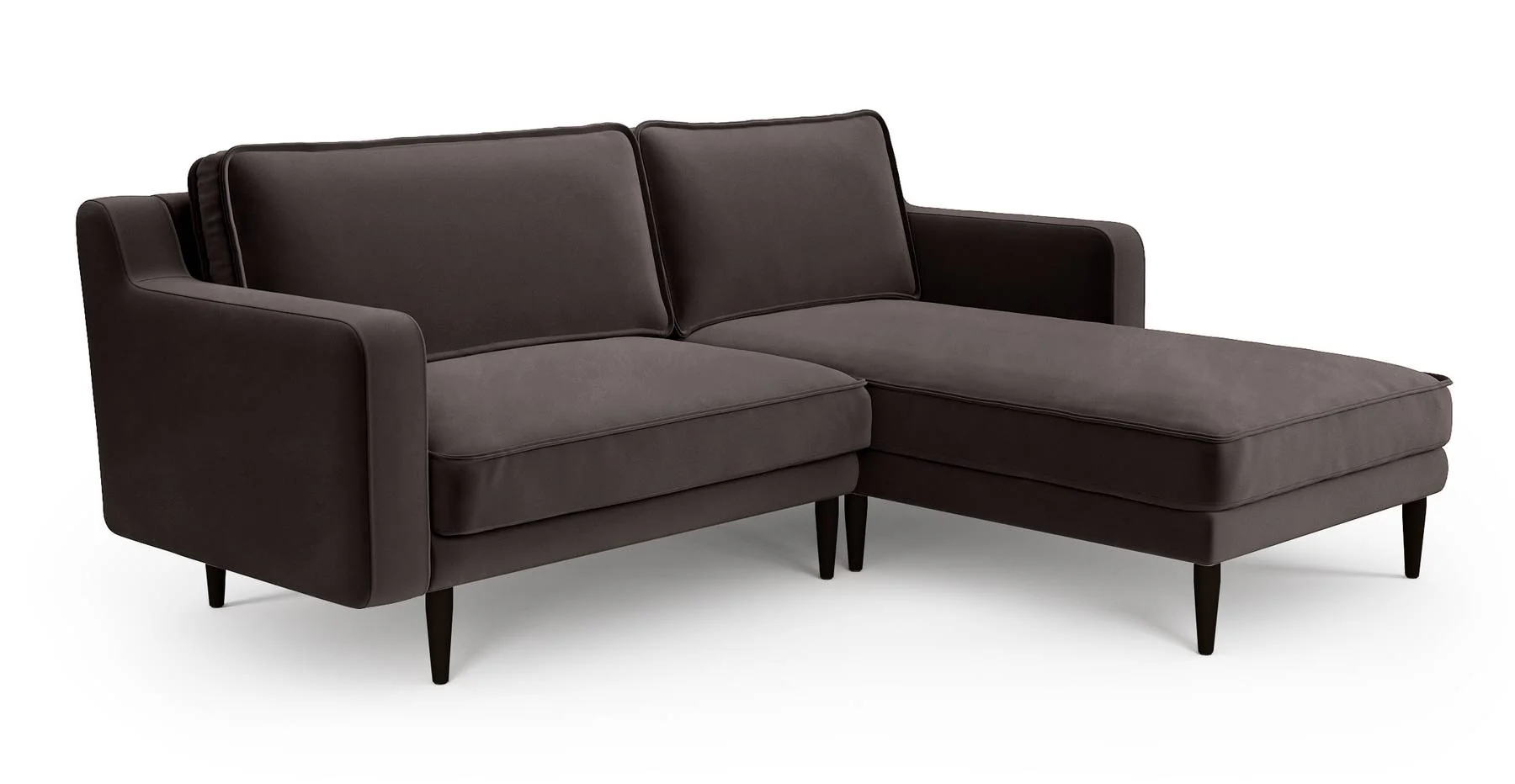 Klem Slim 212 x 171 Köşe Ahşap Ayak - Kadife - Image 5