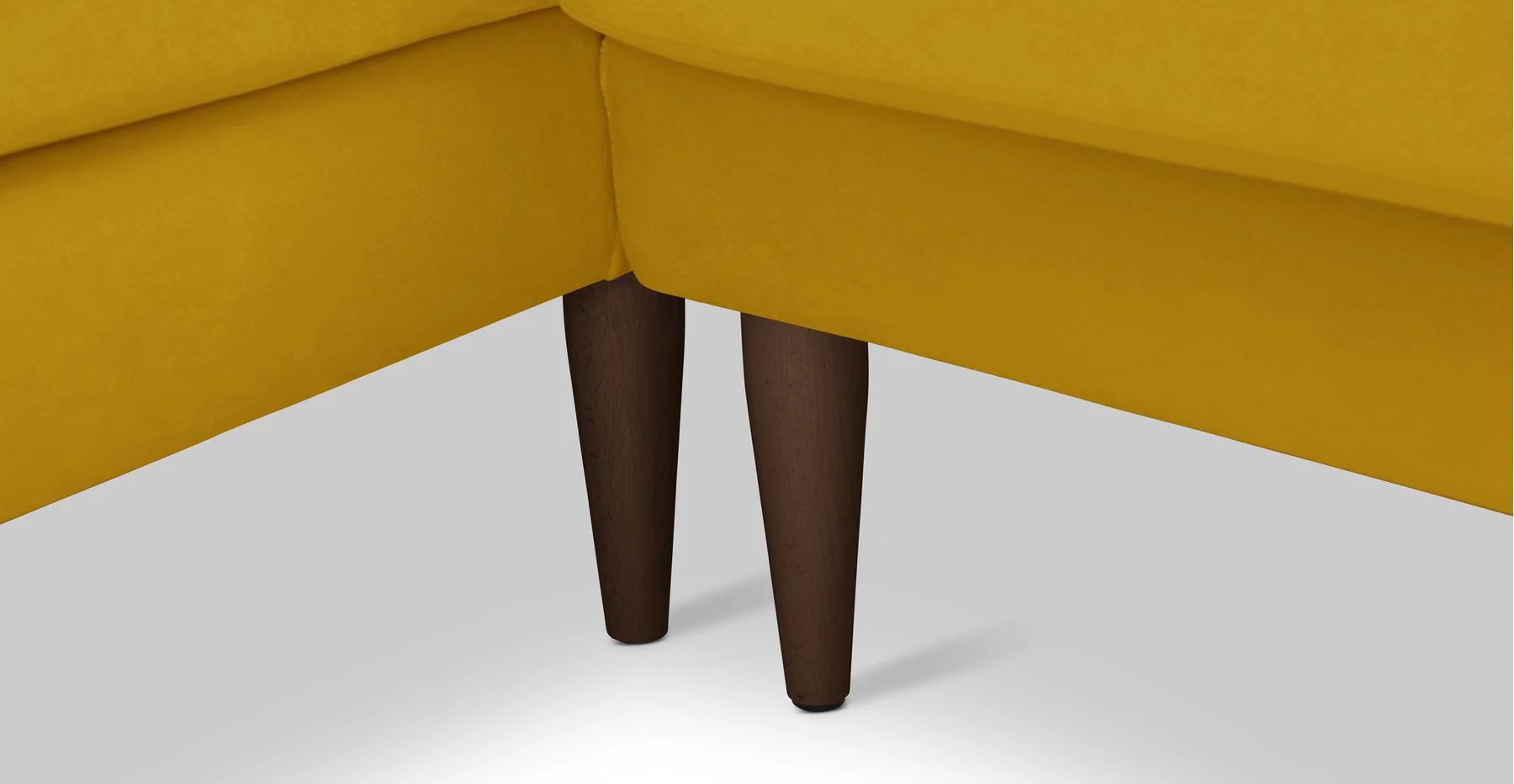 Klem Slim 240 x 171 Köşe Ahşap Ayak - Kadife - Image 134