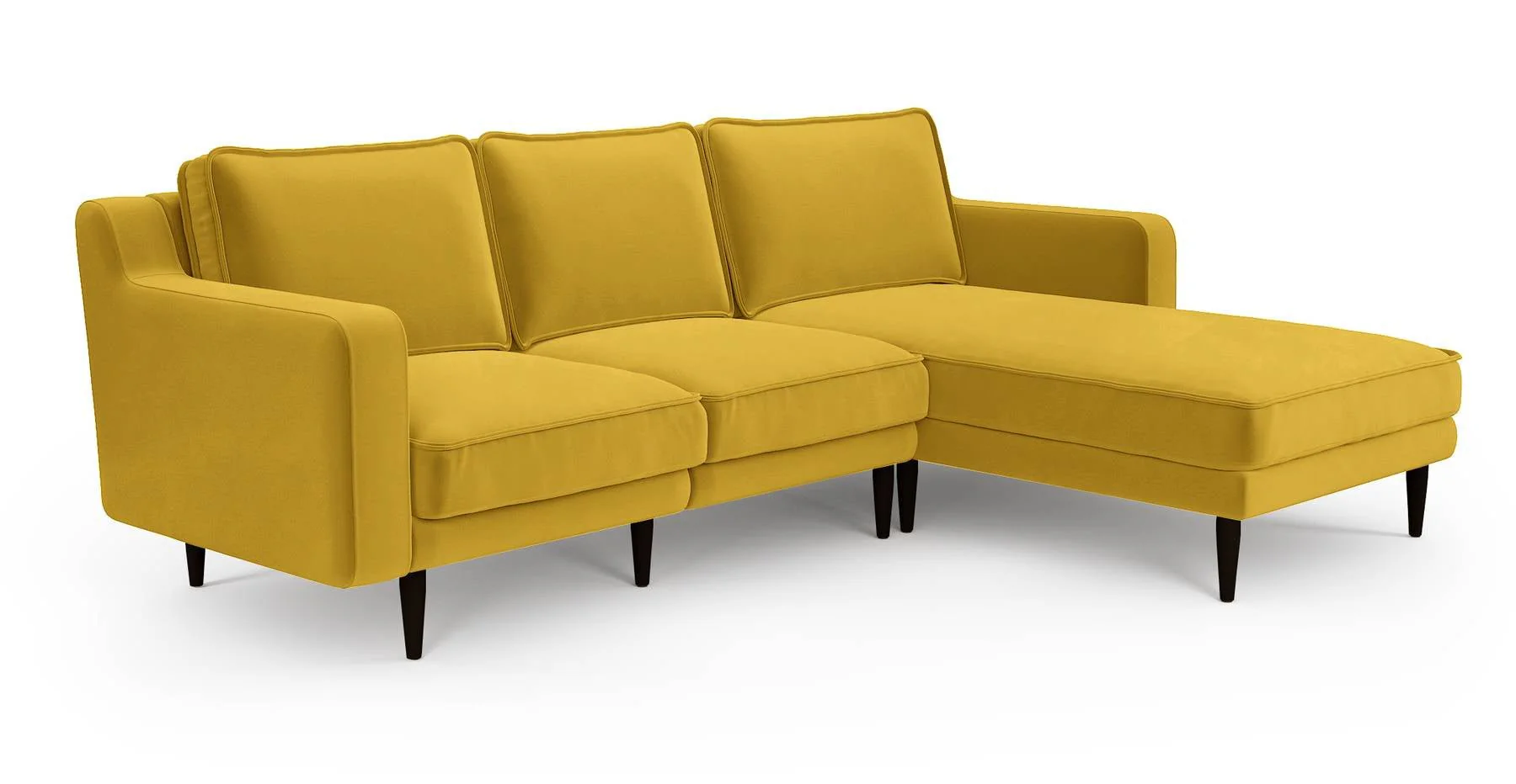 Klem Slim 240 x 171 Köşe Ahşap Ayak - Kadife - Image 16