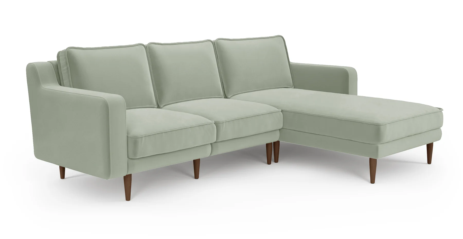 Klem Slim 240 x 171 Köşe Ahşap Ayak - Kadife - Image 17