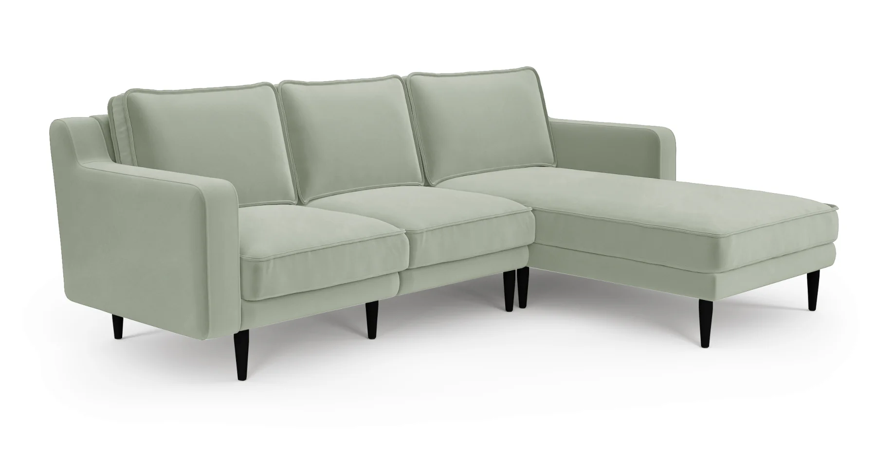 Klem Slim 240 x 171 Köşe Ahşap Ayak - Kadife - Image 19
