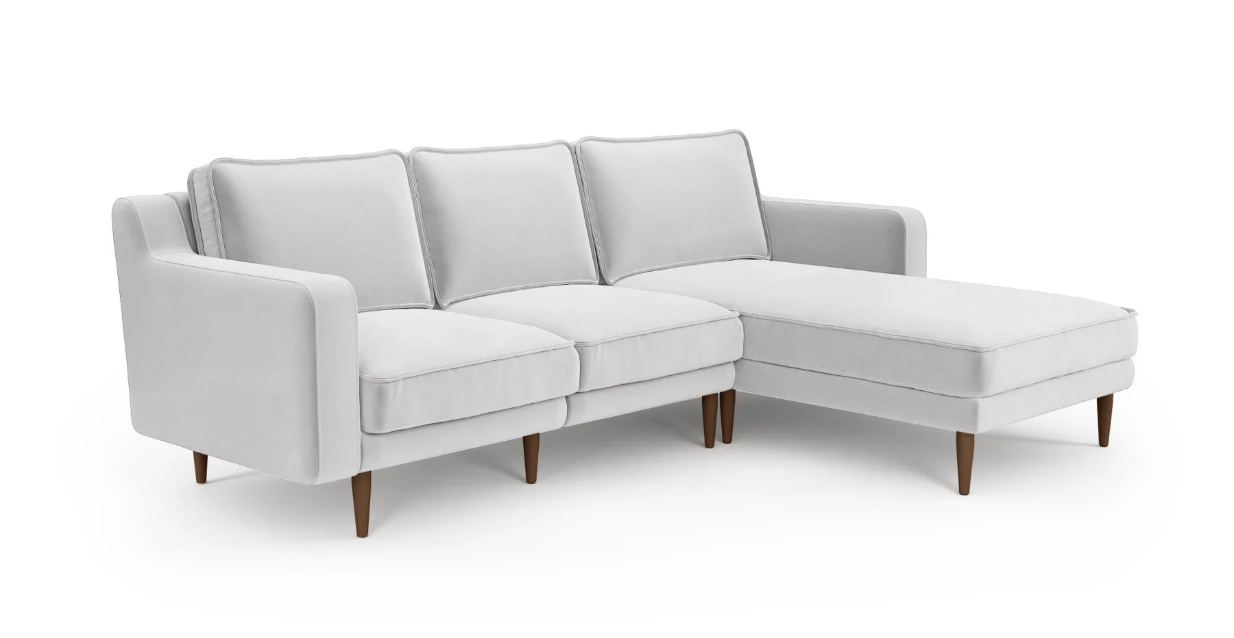 Klem Slim 240 x 171 Köşe Ahşap Ayak - Kadife - Image 20
