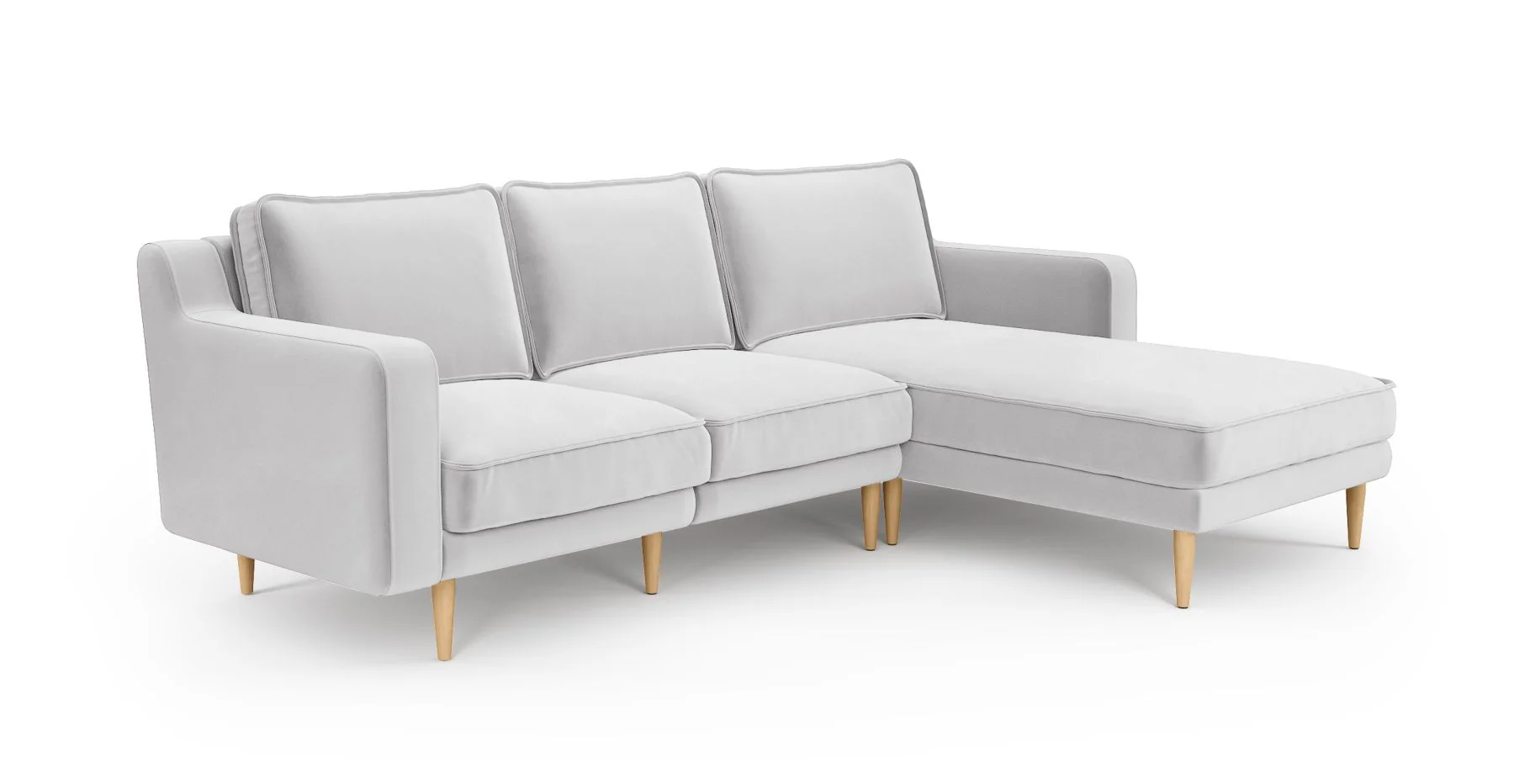 Klem Slim 240 x 171 Köşe Ahşap Ayak - Kadife - Image 21