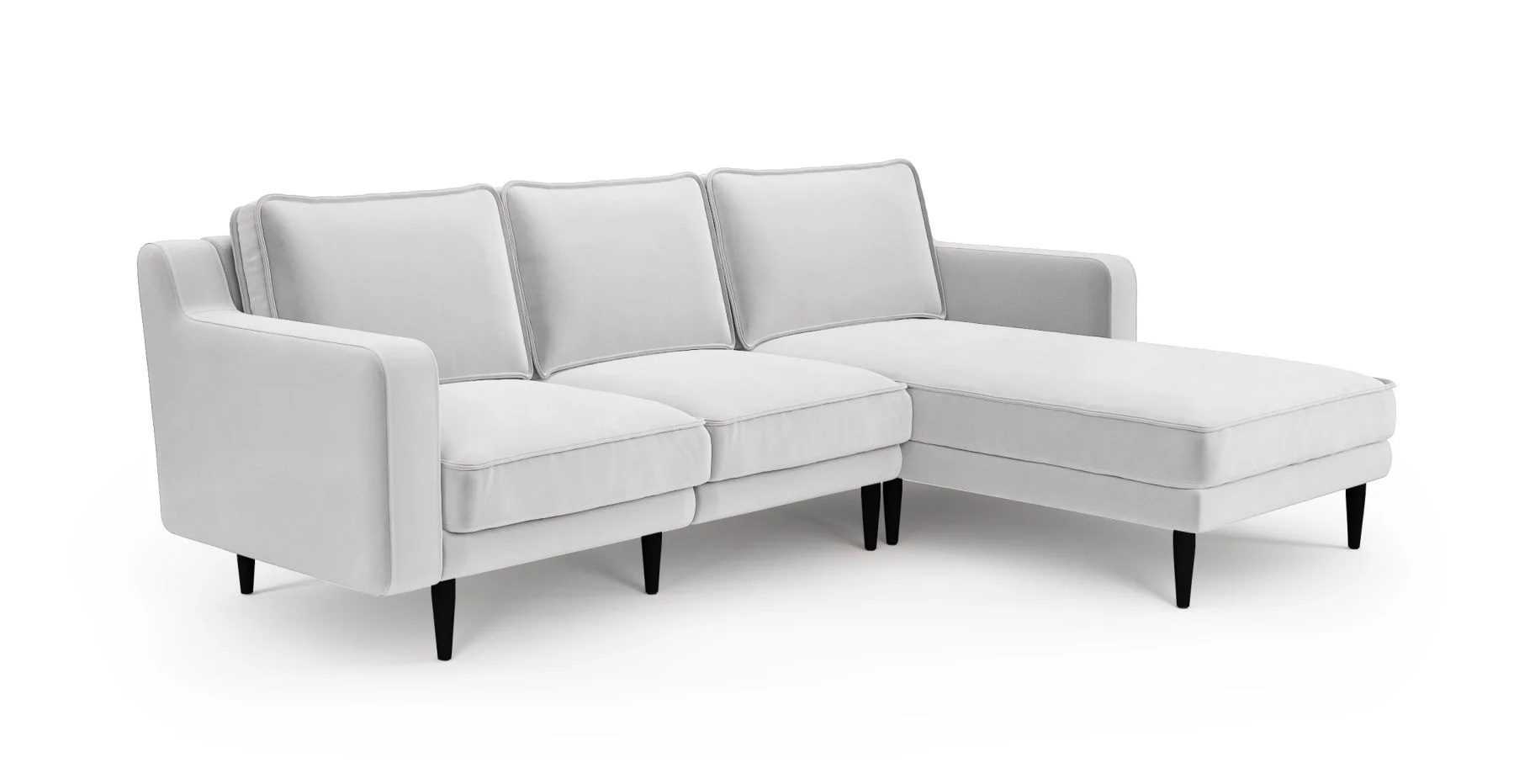 Klem Slim 240 x 171 Köşe Ahşap Ayak - Kadife - Image 22