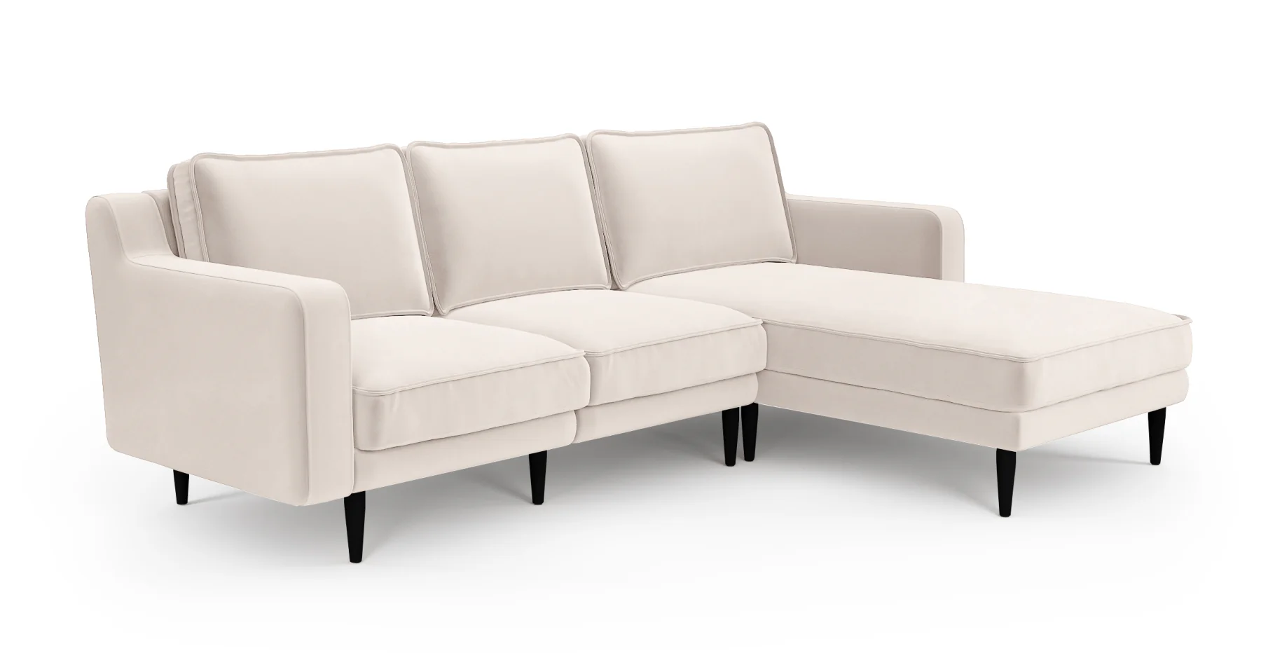 Klem Slim 240 x 171 Köşe Ahşap Ayak - Kadife - Image 36