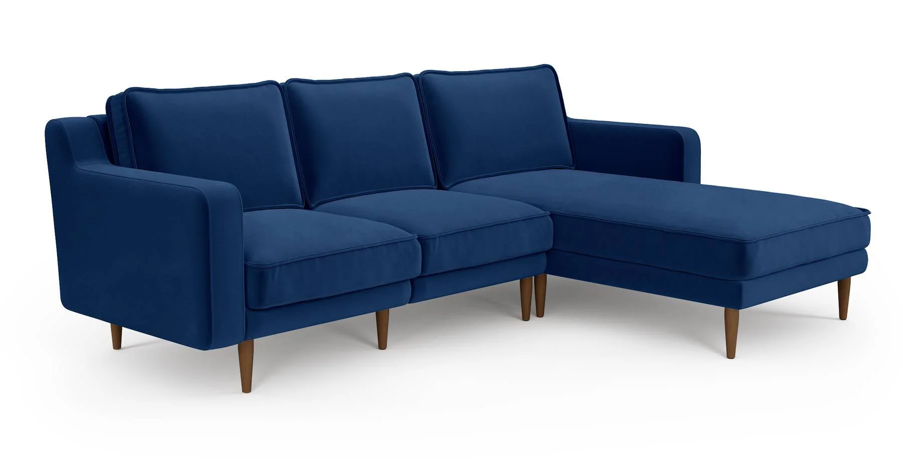 Klem Slim 240 x 171 Köşe Ahşap Ayak - Kadife - Image 8
